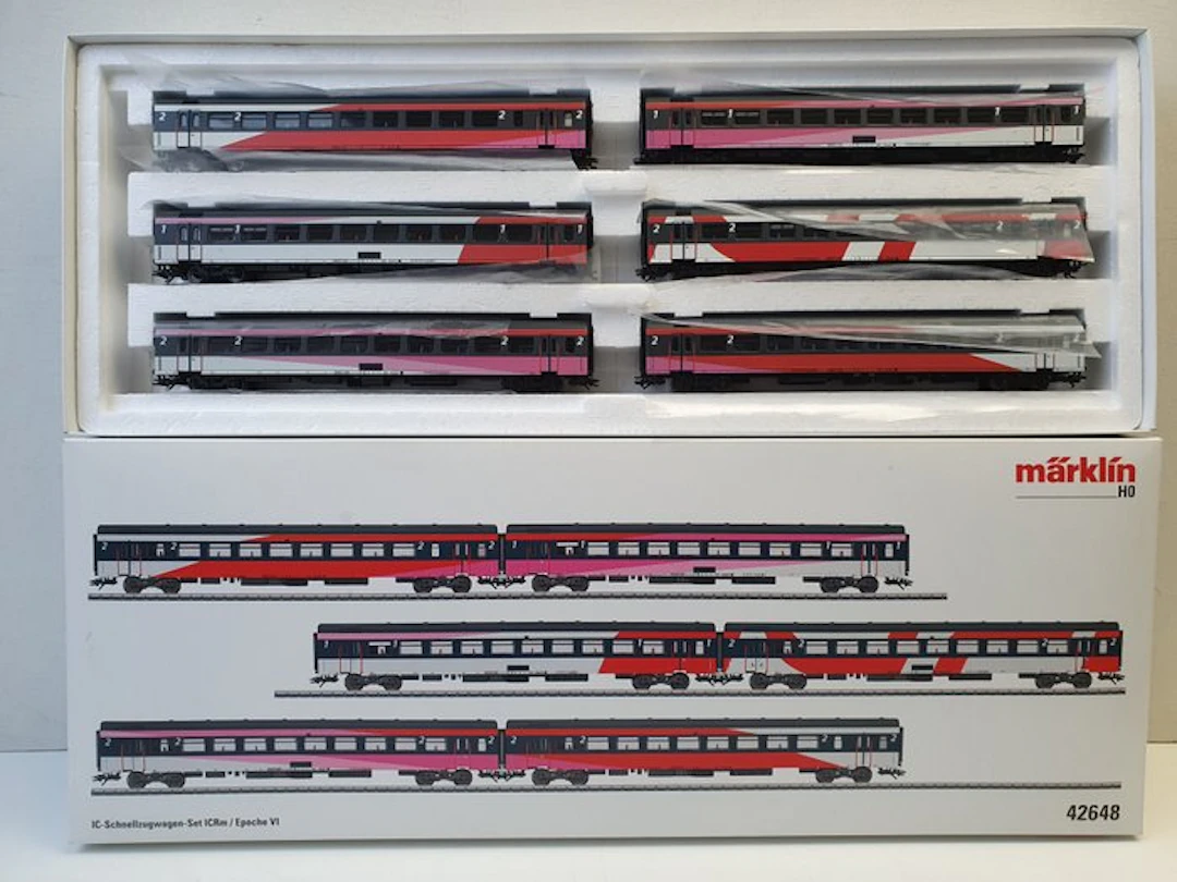 Märklin H0 - 42648 - Model train passenger carriage set...