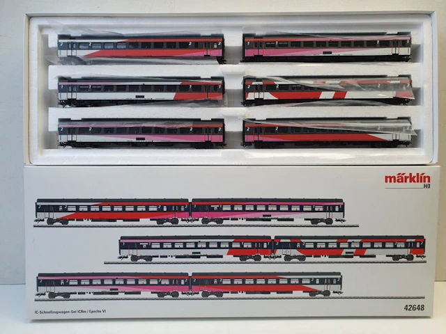 Märklin H0 - 42648 - Model train passenger carriage set...