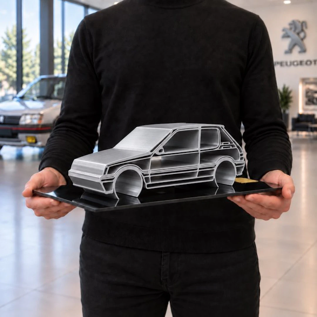 PEUGEOT 205 GT1 - 1/12 Scale - XXL Car Sculpture - 01/30...