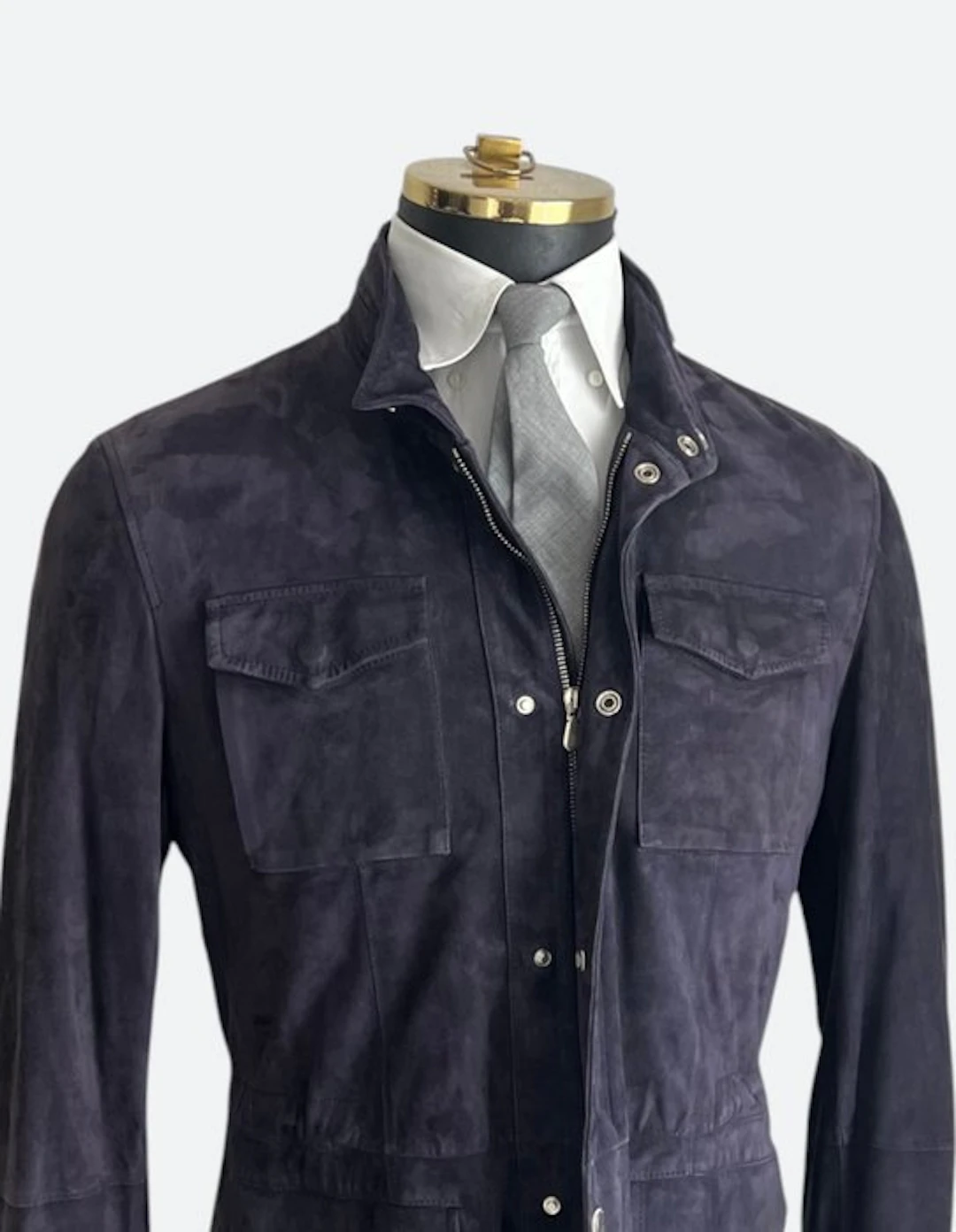 Brunello Cucinelli - Leather jacket - New with tags