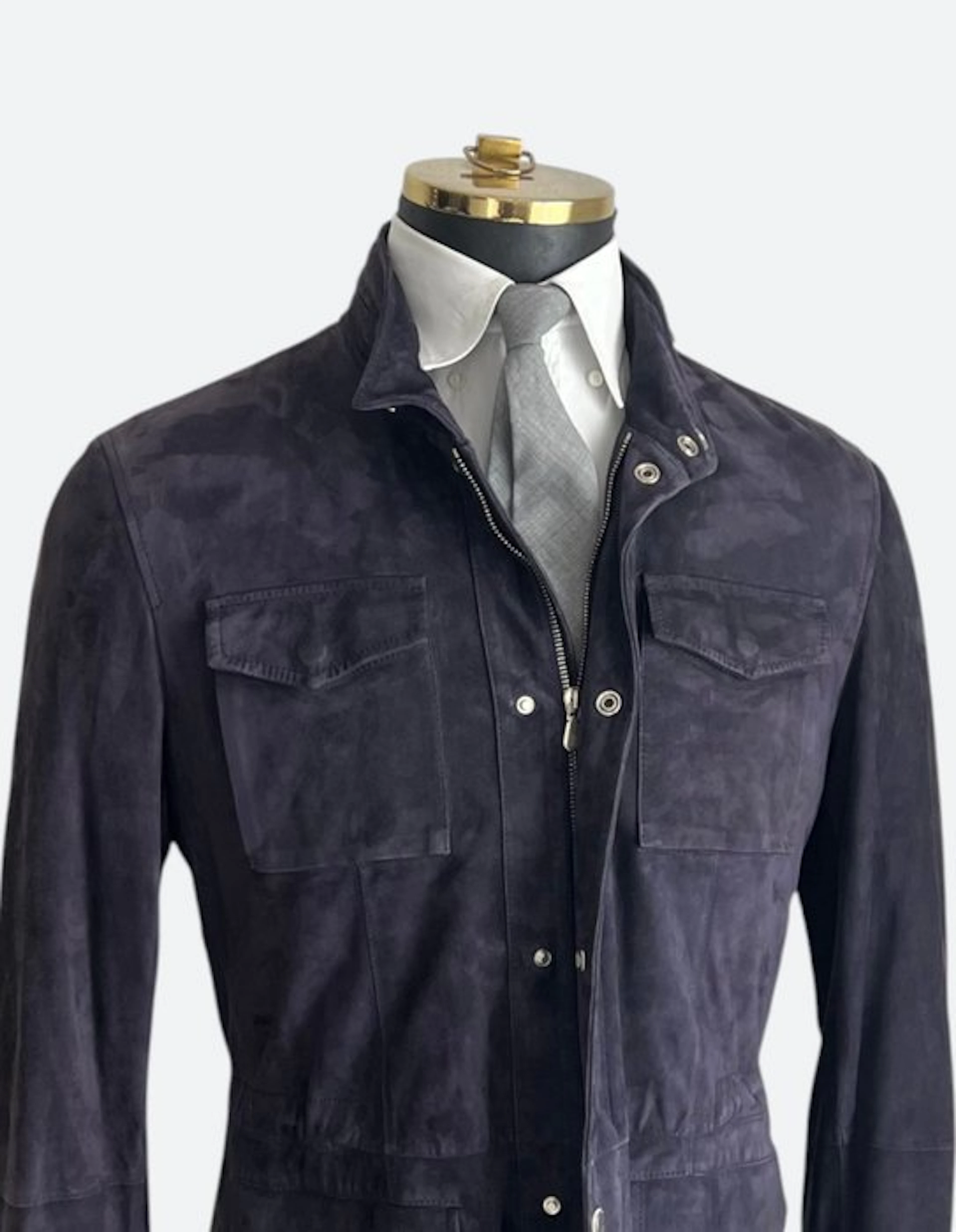 Brunello Cucinelli - Leather jacket - New with tags