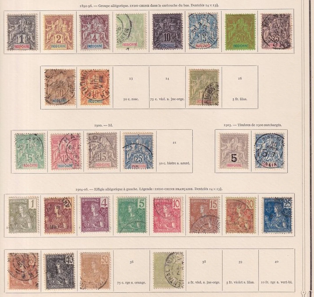 Indochina - Stamp collection