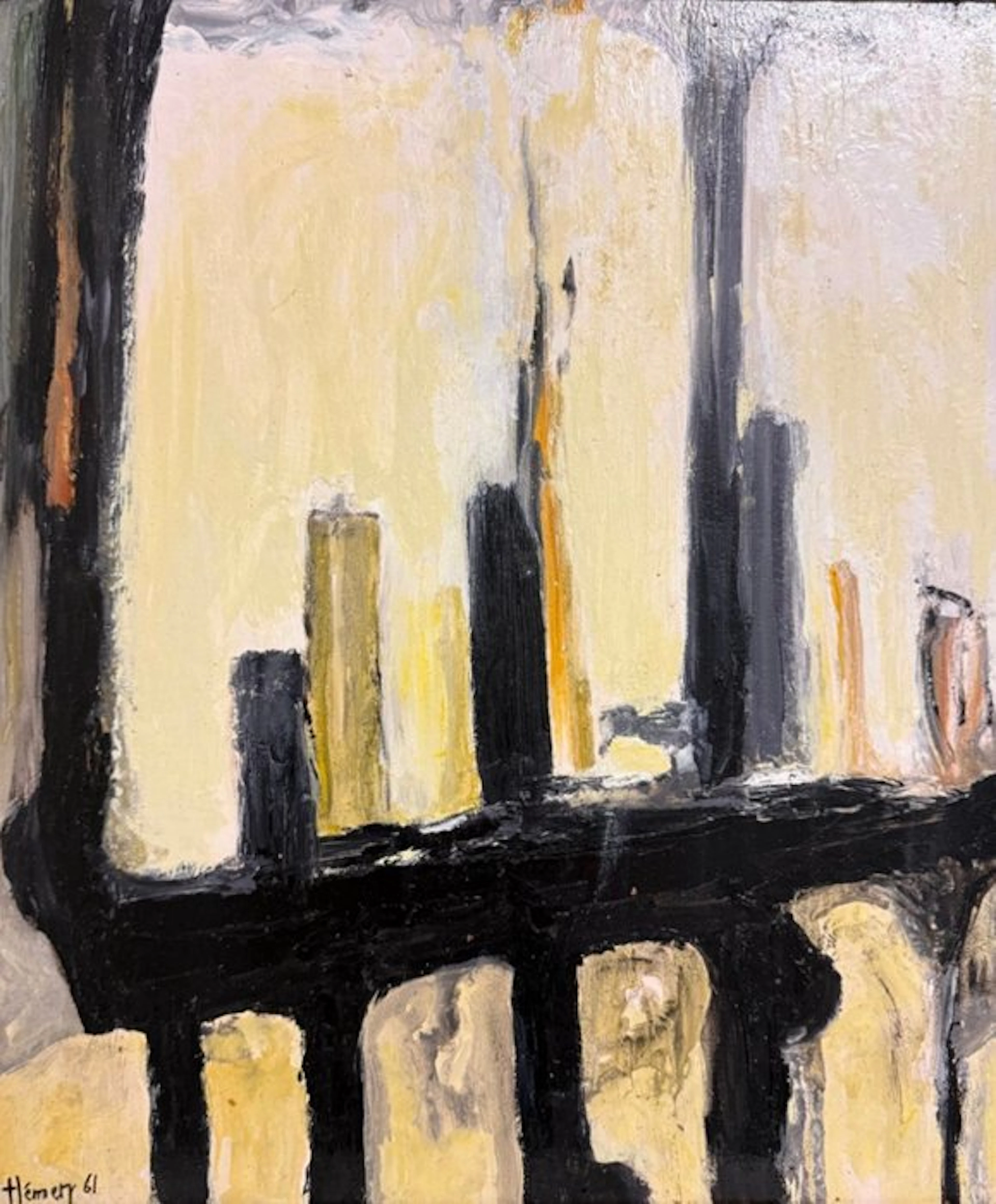 Paul Hémery (1921-2006) - Composition (with Van Thienen frame)