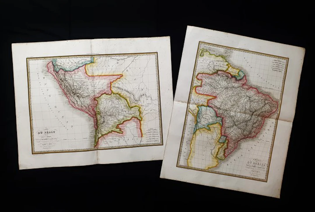 South America - [LOT of 2] - South America / Peru / Lima...