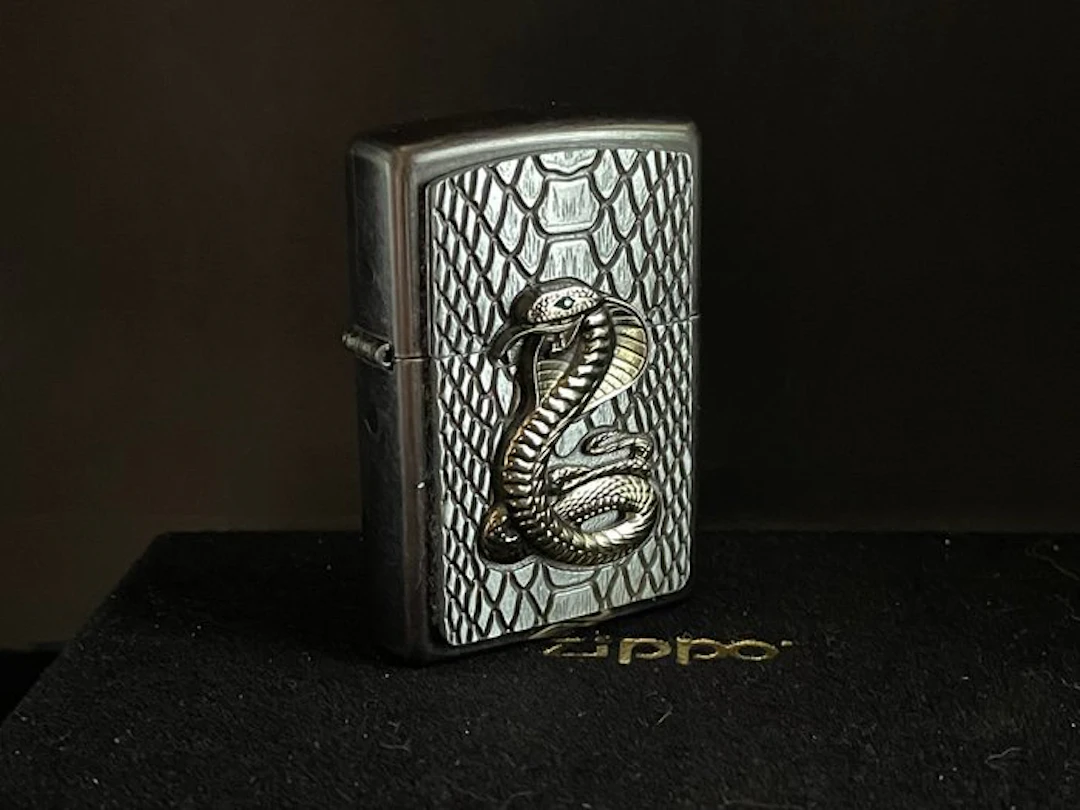 Zippo - EXCEPTIONNEL & RARE - COFFRET ZIPPO COBRA - 3D...