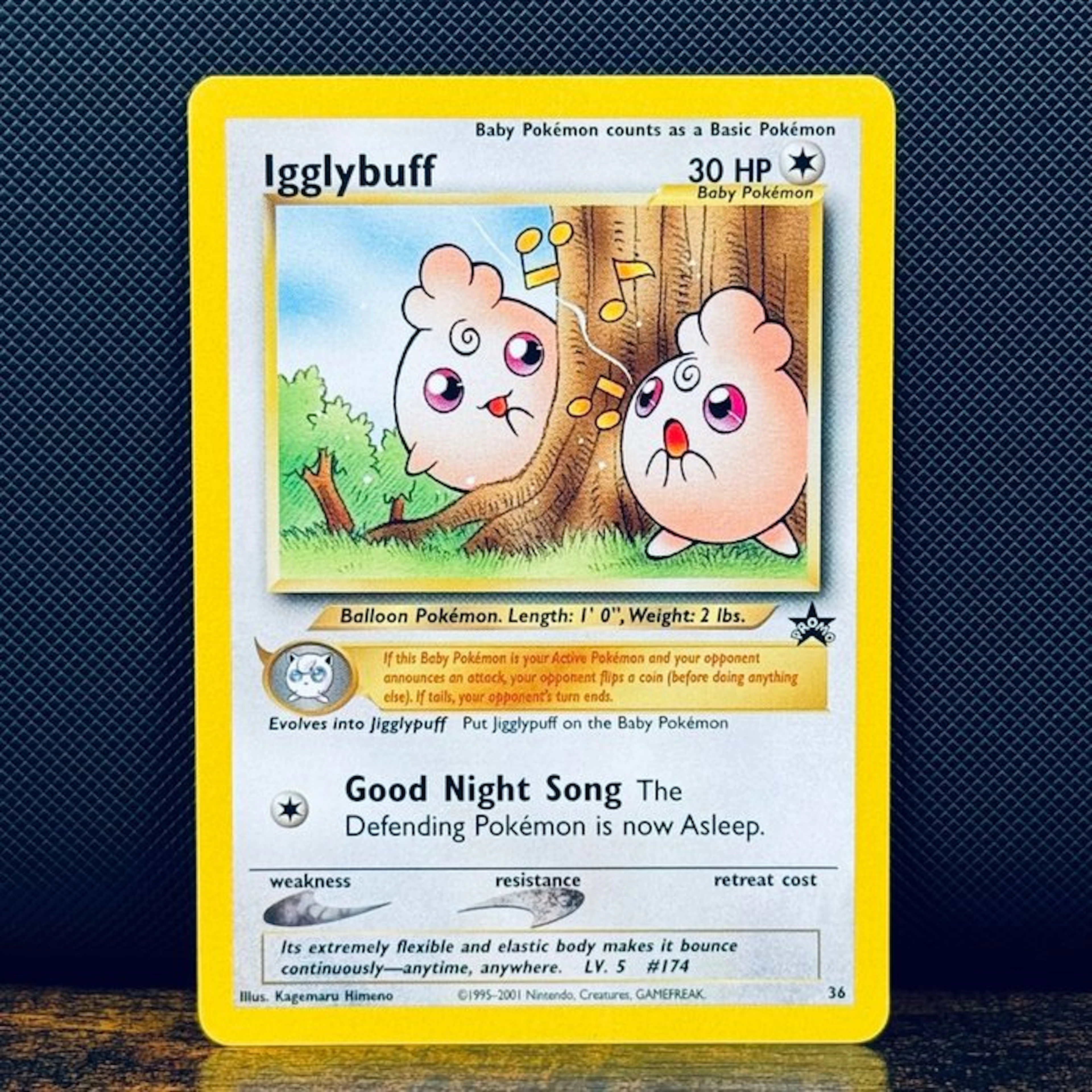 Pokémon Card - Igglybuff Black Star Promo 36 – Pokémon
