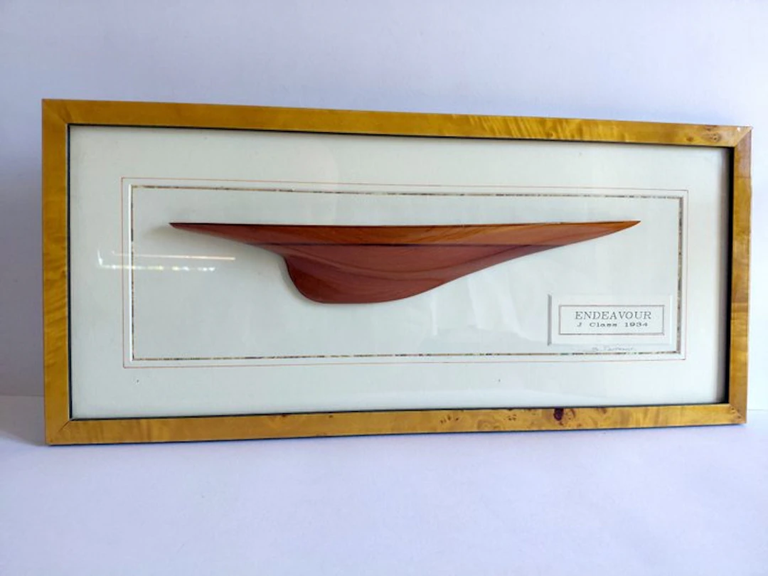 Half hull ship model - Demi coque décorative