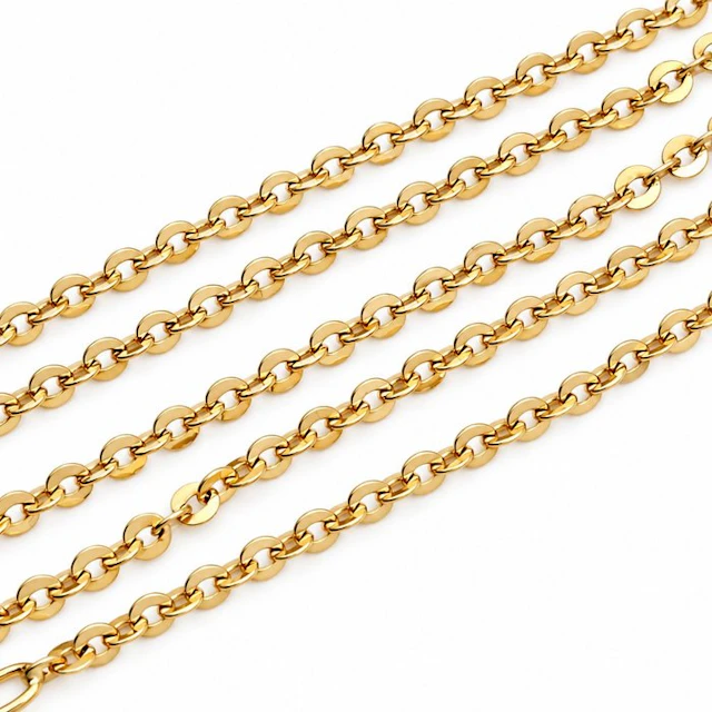 UnoAErre - Necklace - 18 kt. Yellow gold - Made in Italy - Handmade