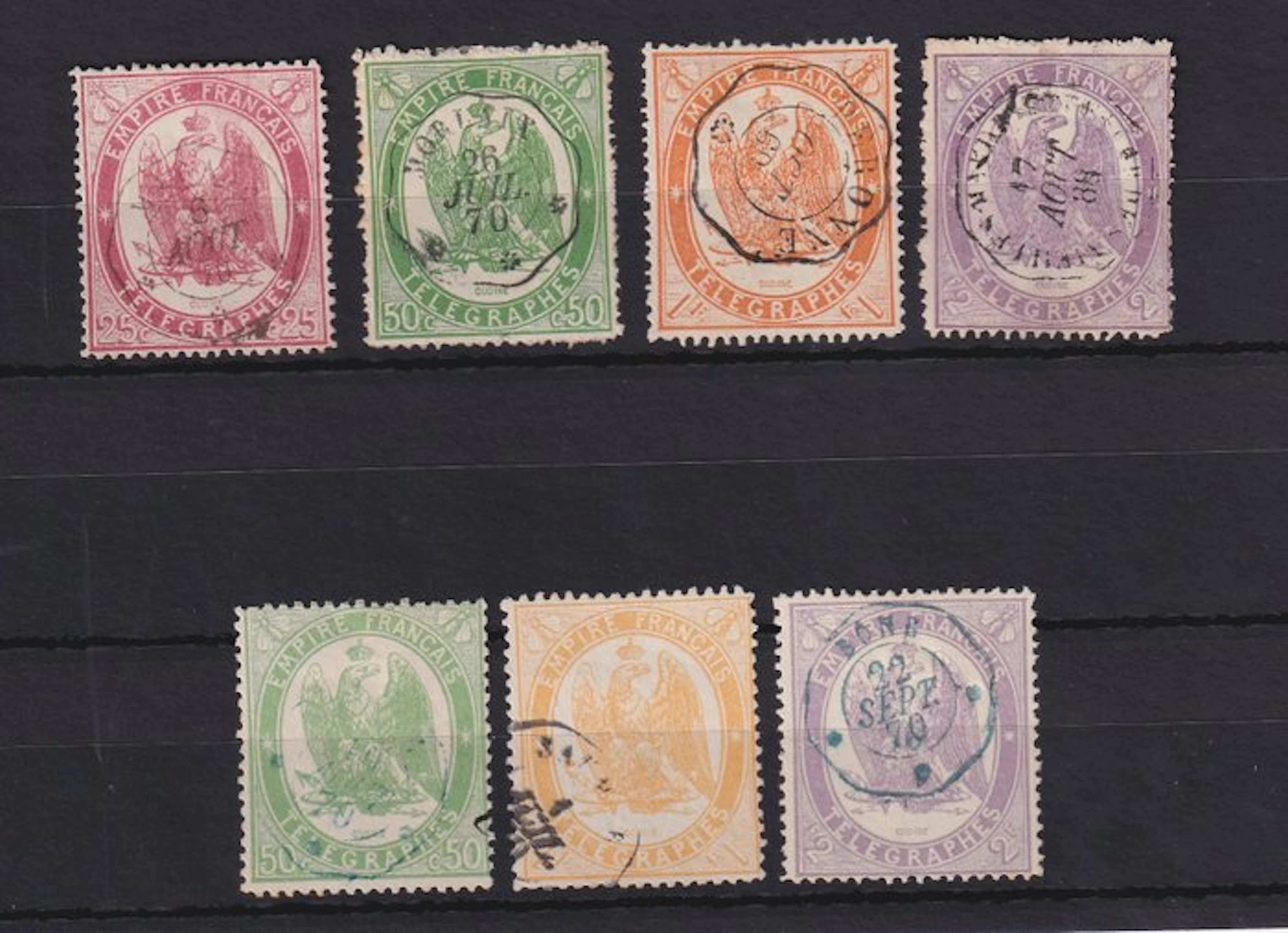 France 1868 - Telegraph stamp