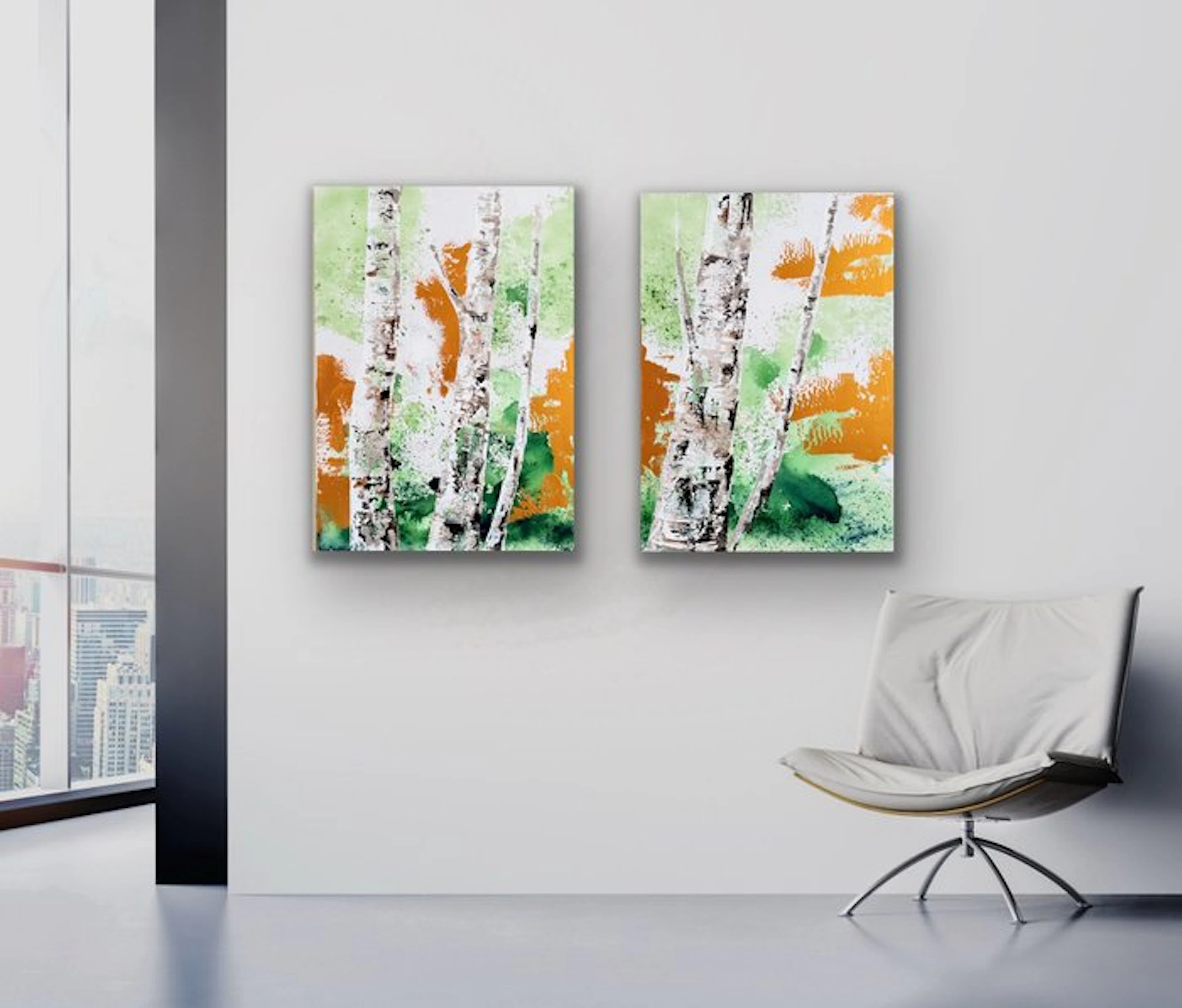 Andrea Krauß - Sunlit Stillness_09 diptychon