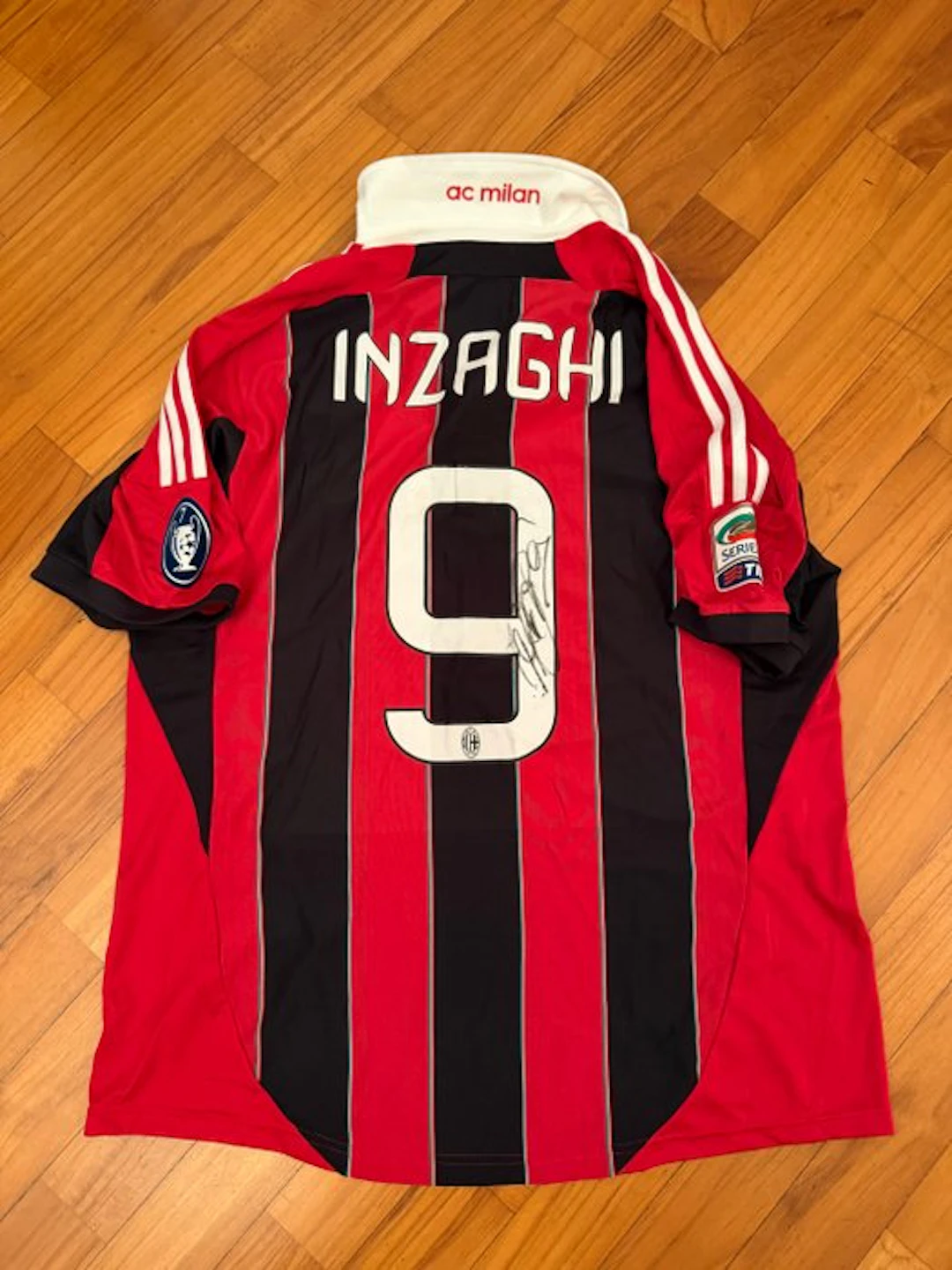 AC Milan - Italian Football League - Filippo Inzaghi - 2012 - Team wear