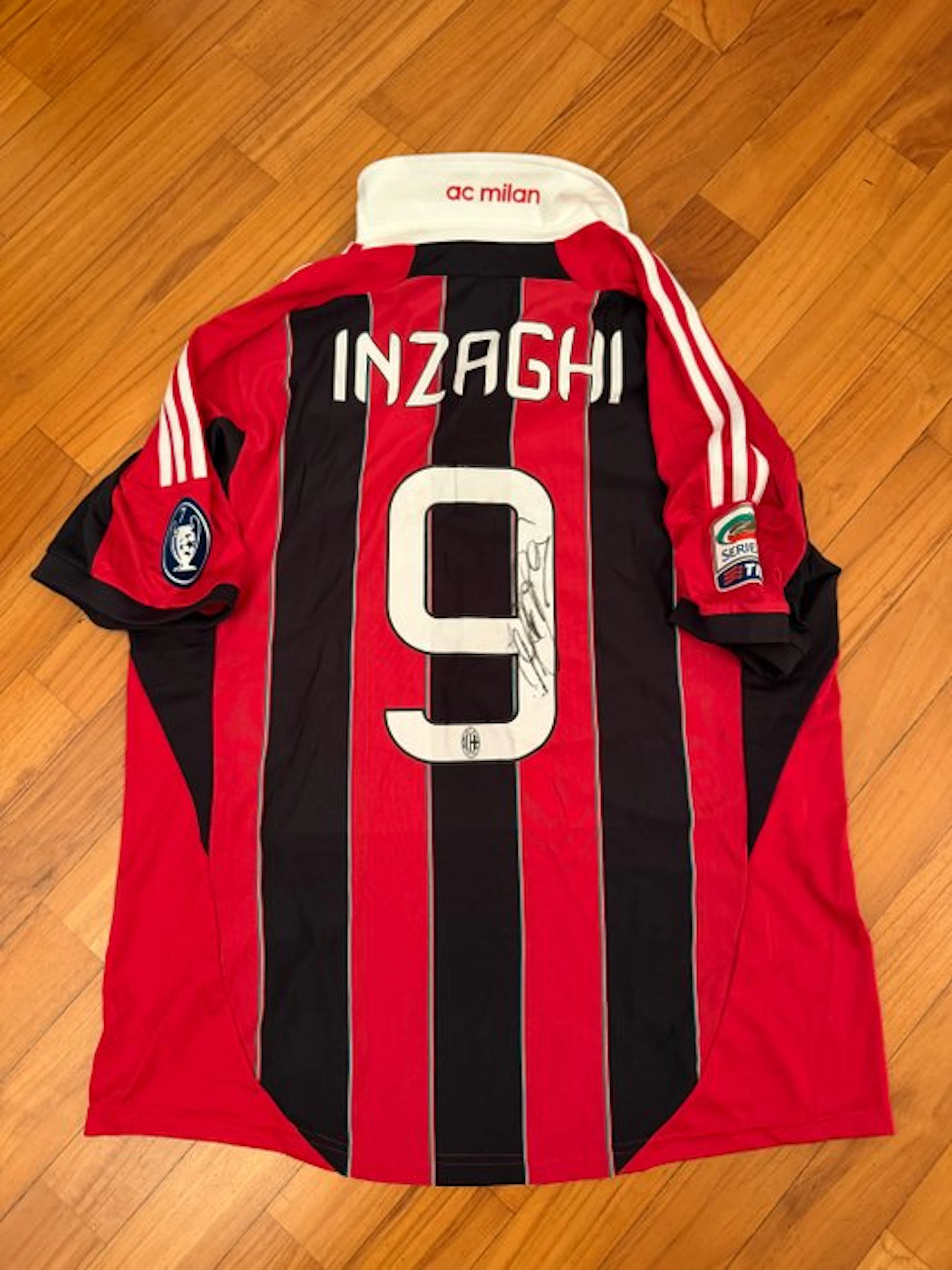 AC Milan - Italian Football League - Filippo Inzaghi - 2012 - Team wear