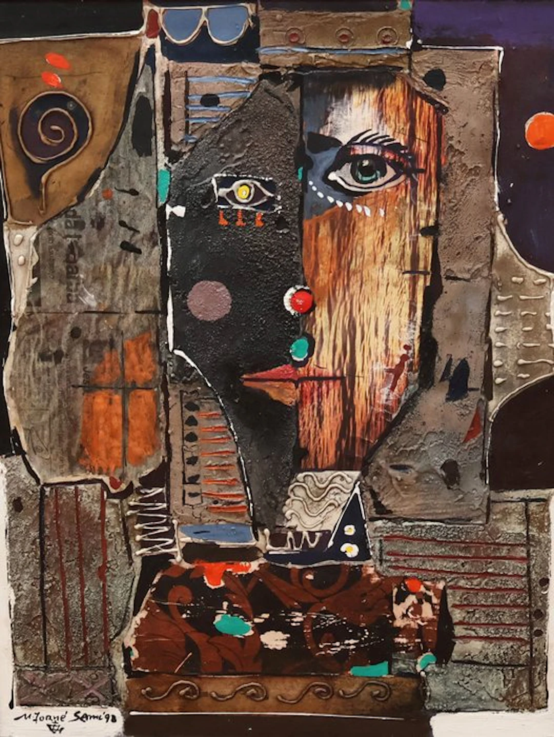 Miquel Torner de Semir (1938) - Rostro entre geometrías