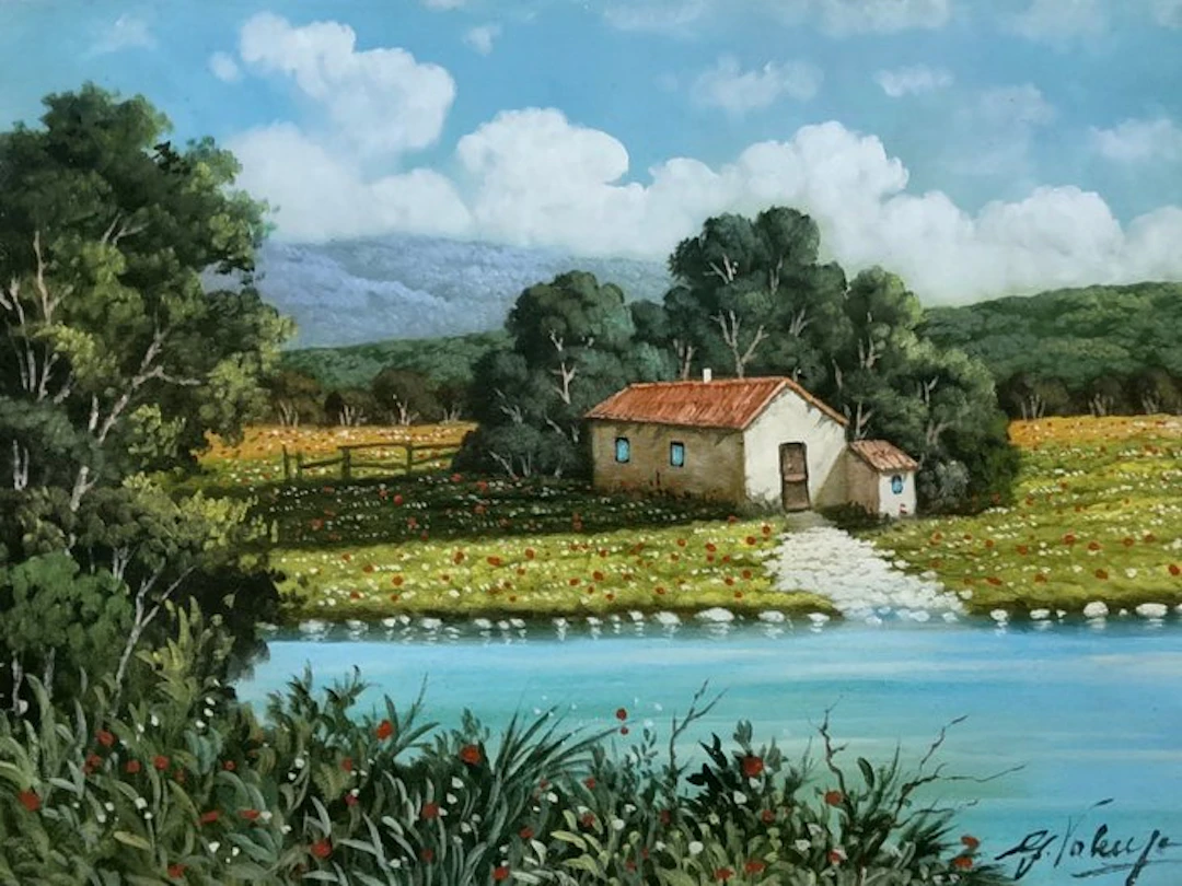 Giorgio Valenza (XX-XXI) - Paesaggio toscano