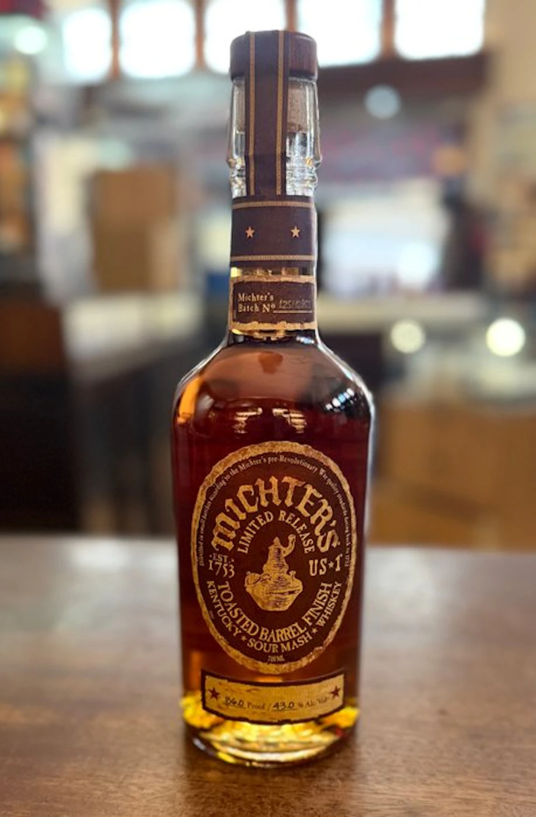 Michter's Toasted Barrel Finish Sour Mash - Batch L25H2803 - b. 2025 - 700ml