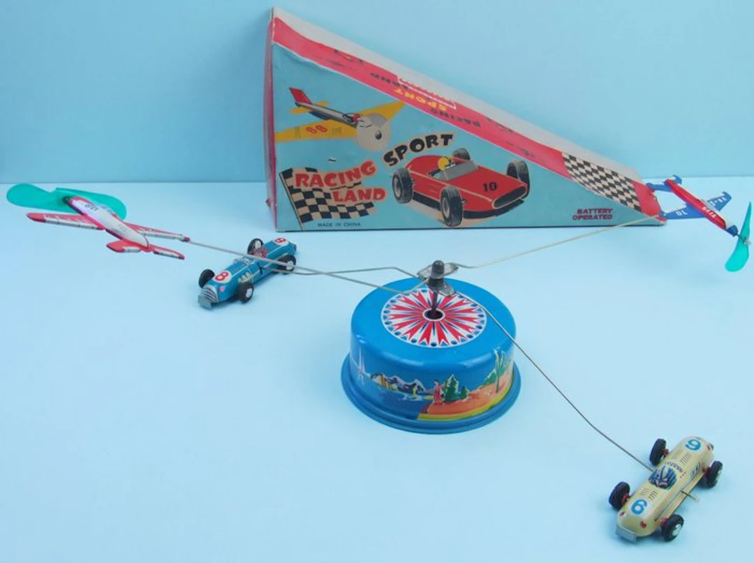 STF - Tin toy - Tin B/O Racing Sport Land ME628 - 1960-1970 - China