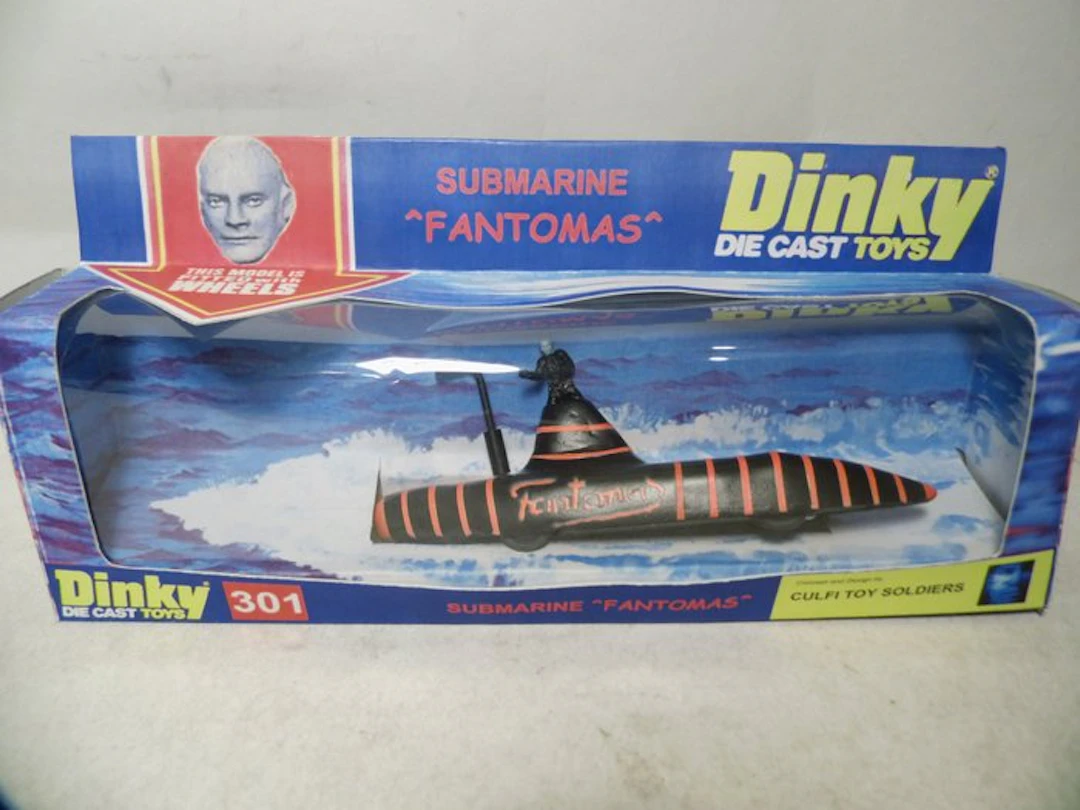 SUBMARINE "FANTOMAS" - Louis De Funes - Dinky