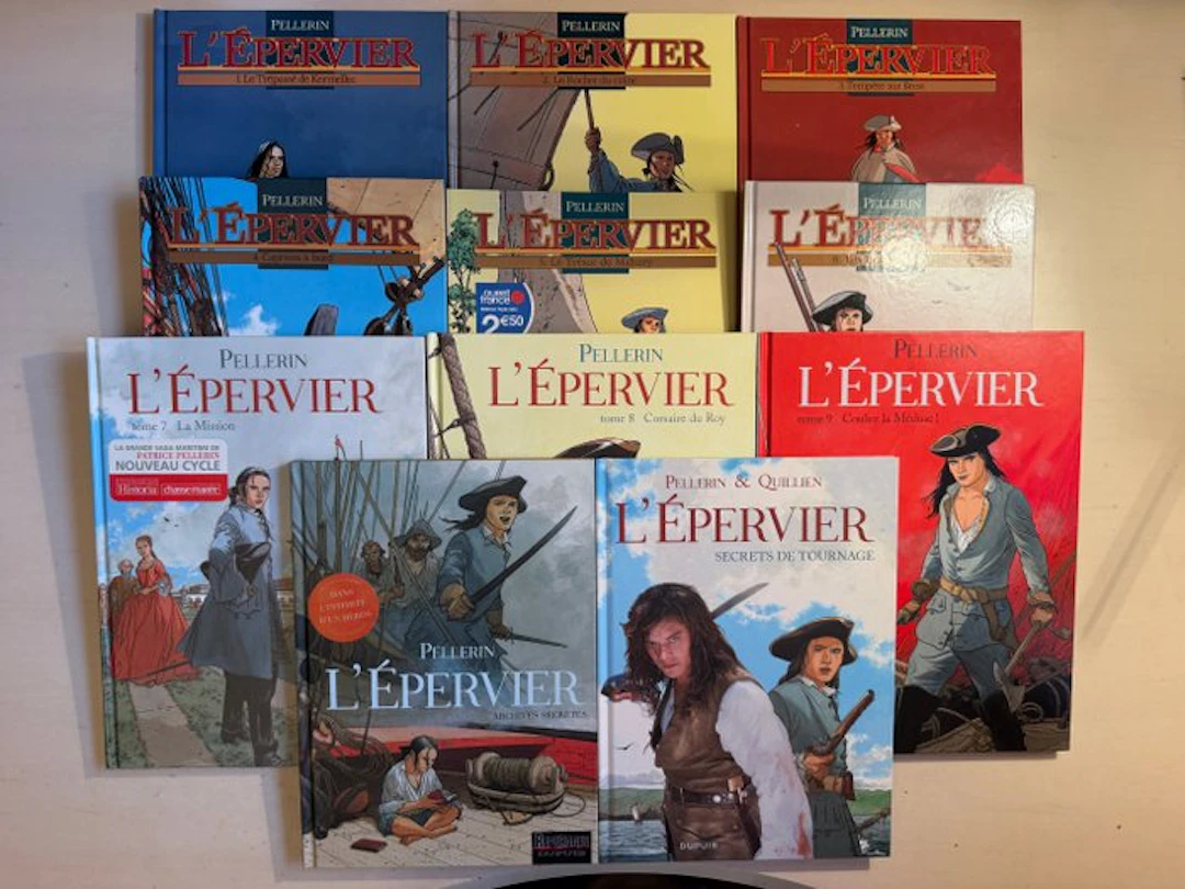L'Epervier T1 à T9 + HS3 + HS4 - 11x C - EO/Ré - 11 Album - 1995/2015