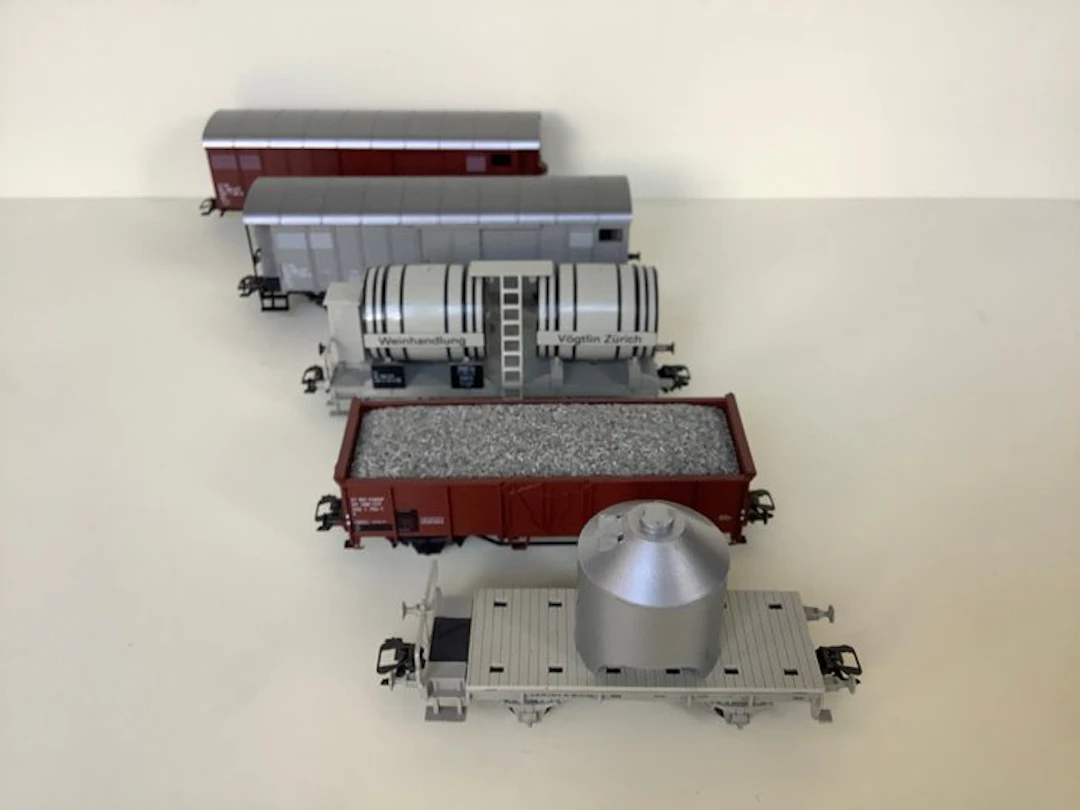 Märklin H0 - uit set 29516 - Model train freight wagon set (5) - SBB