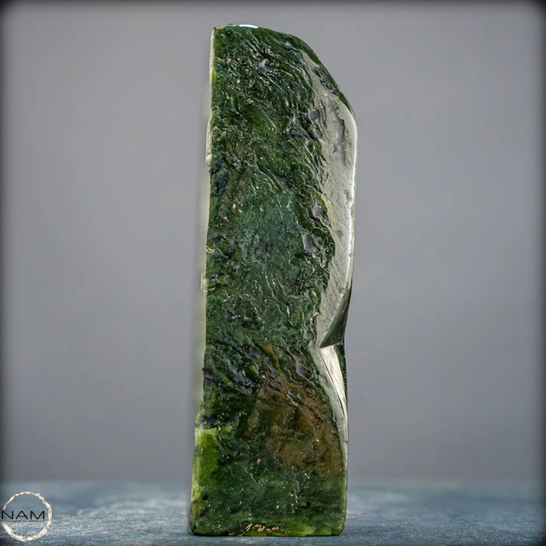 Natural high-quality nephrite jade. Freeform- 653.59 g