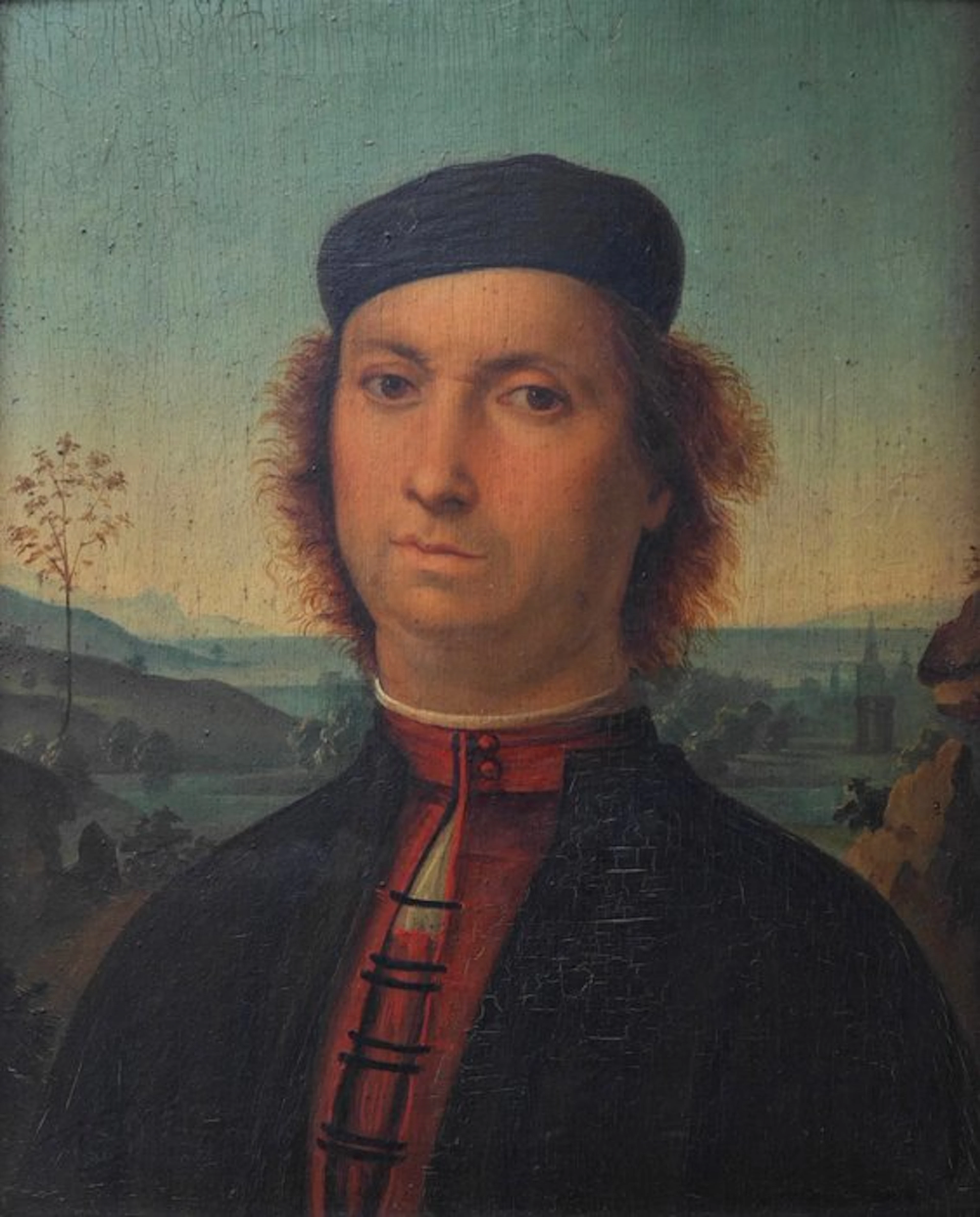 Pietro Perugino (c. 1448–1523), Follower of - Portrait de Francesco delle Opere
