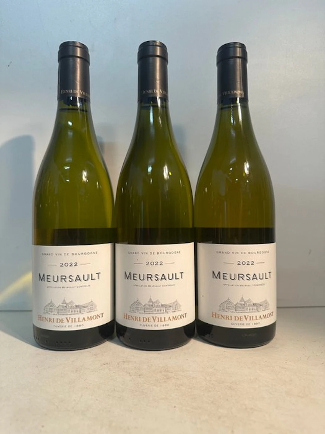 2022 Henri de Villamont Meursault - Burgundy - 3 Bottles (0.75L)