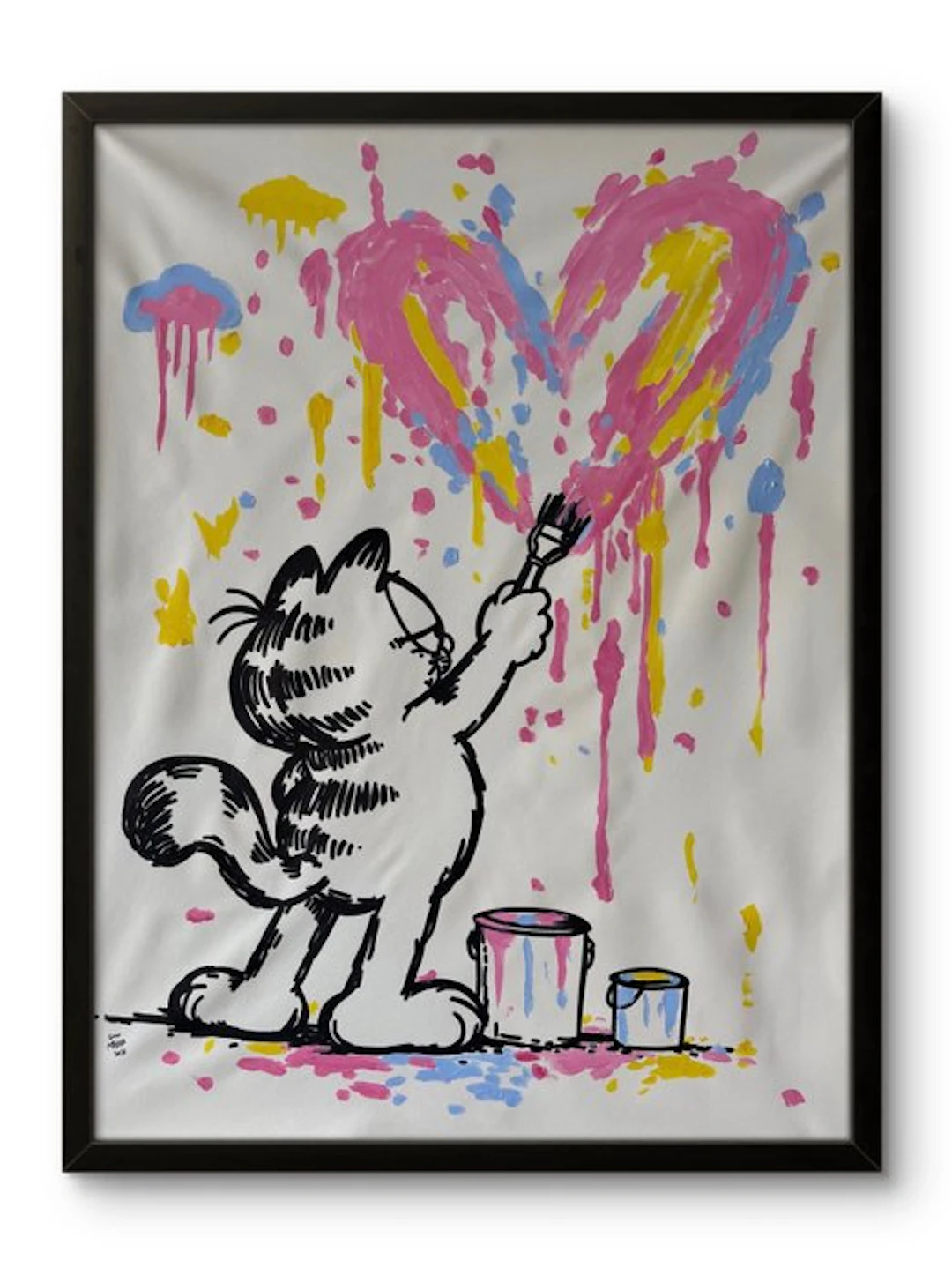 GINI MARTA - Garfield Heart Art (XXL)