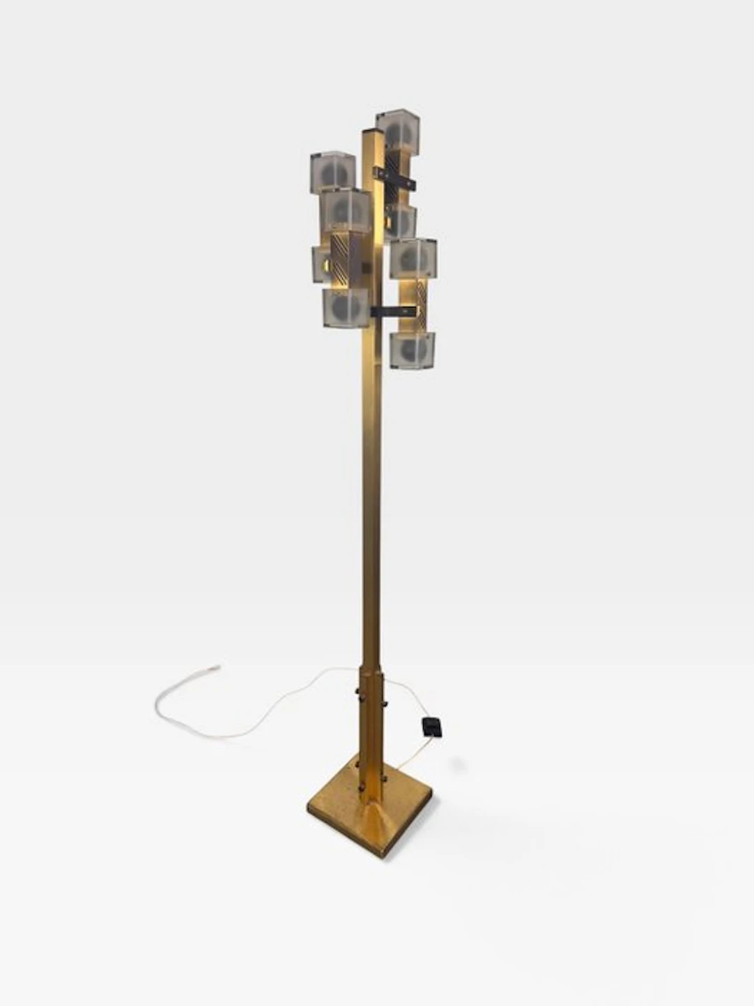 Sciolari - Gaetano Sciolari - Floor lamp - Metal, Crystal, Brass