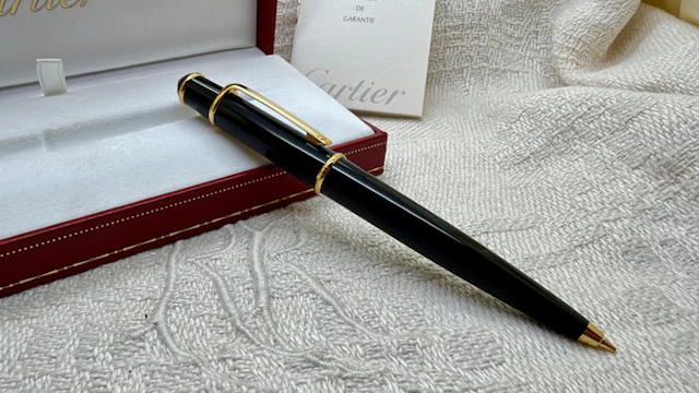 Cartier - Diabolo Black & Gold Trim - Mechanical pencil