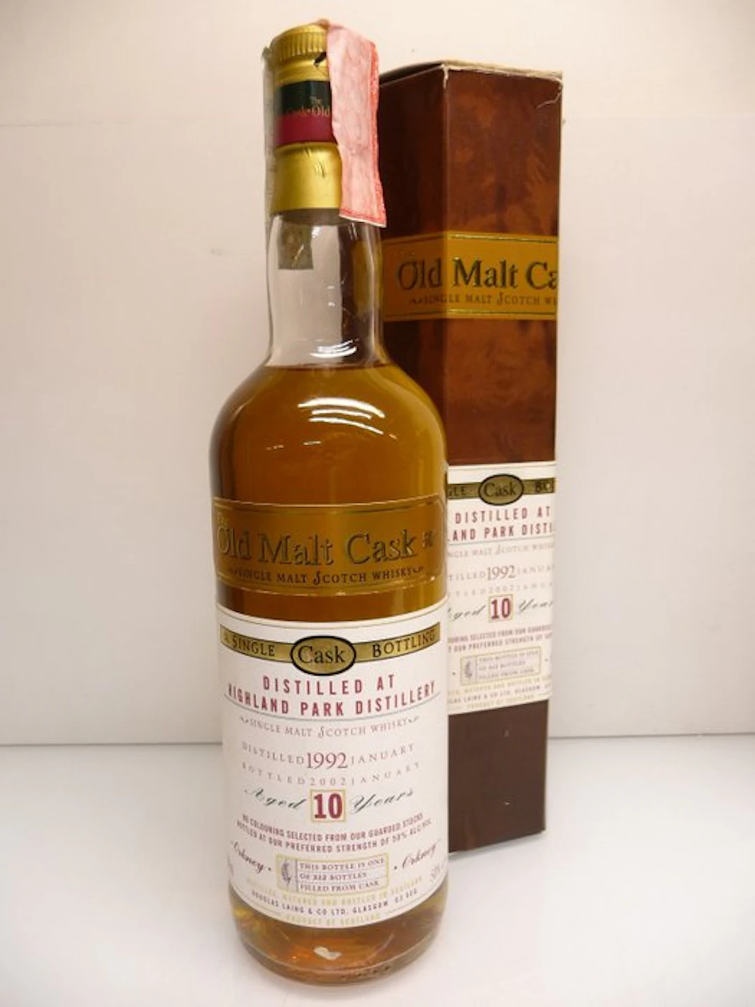 Highland Park 1992 10 years old Old Malt Cask - One of 312 - Douglas Laing - b