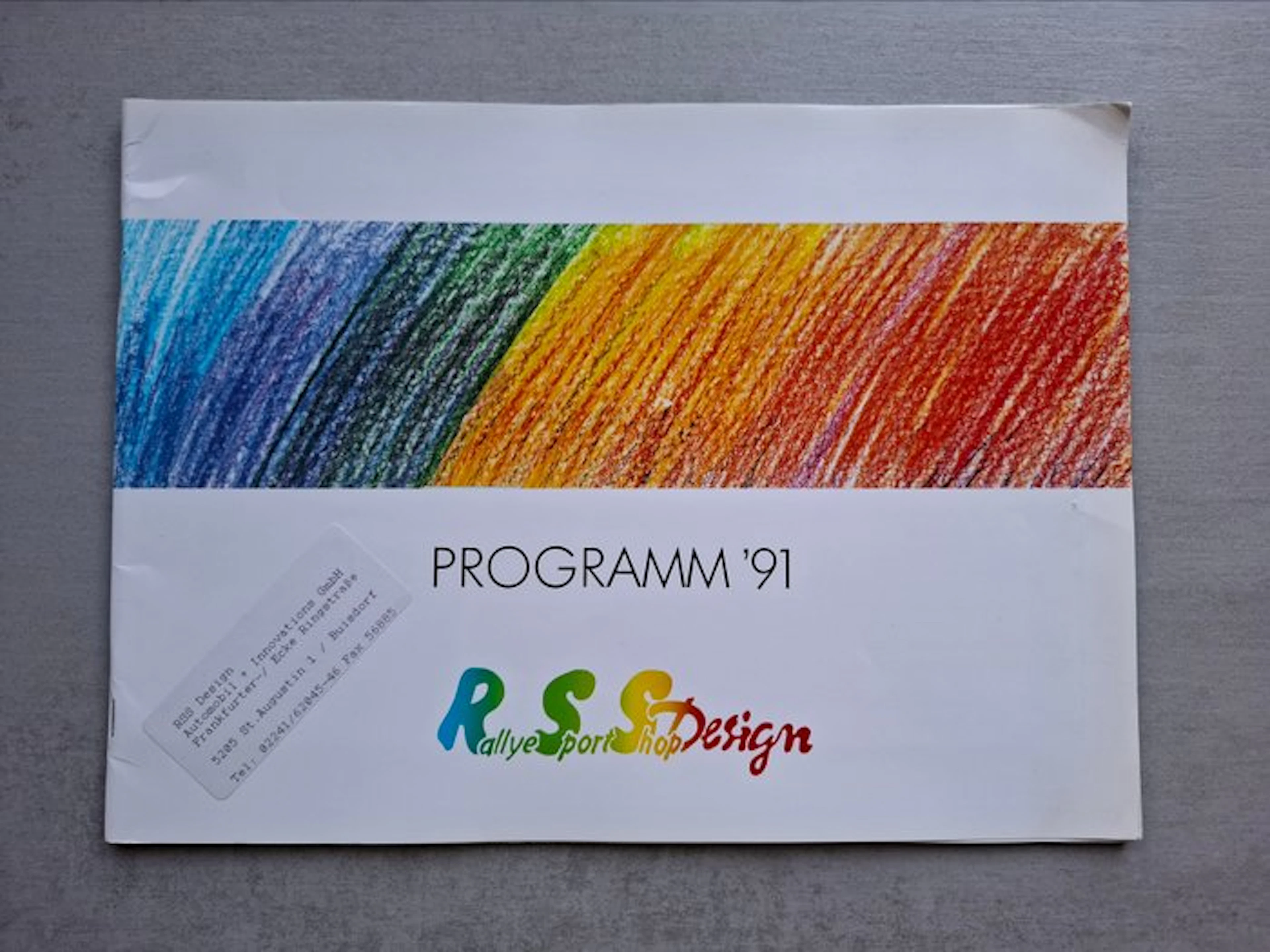 Brochure - Various brands - Rallye Sport Shop Design - 1991