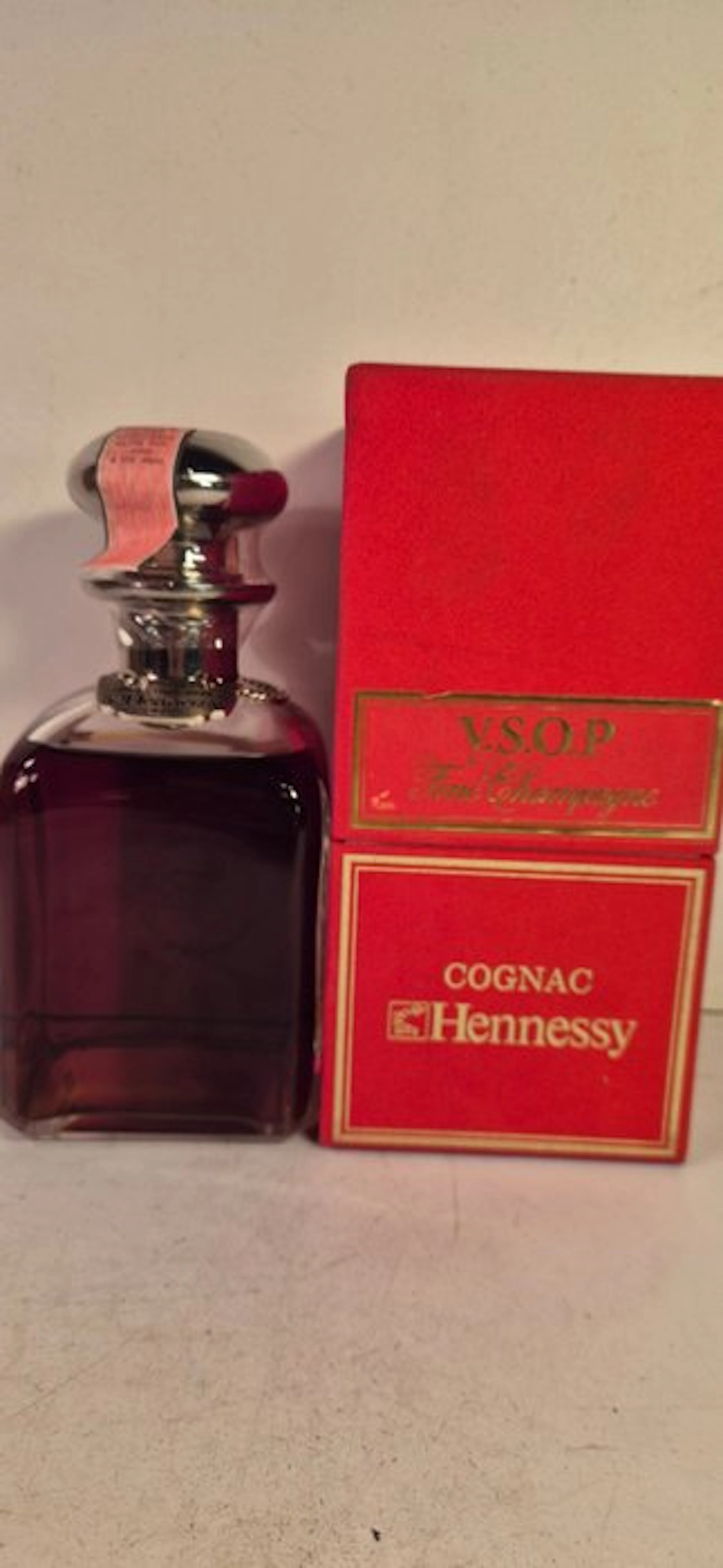 Hennessy - VSOP - Silver Top decanter - b. 1980s - 70cl