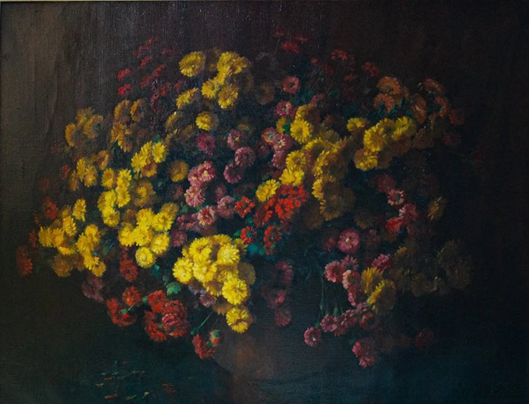 Jos Delaet (XX) - Fleurs au vase