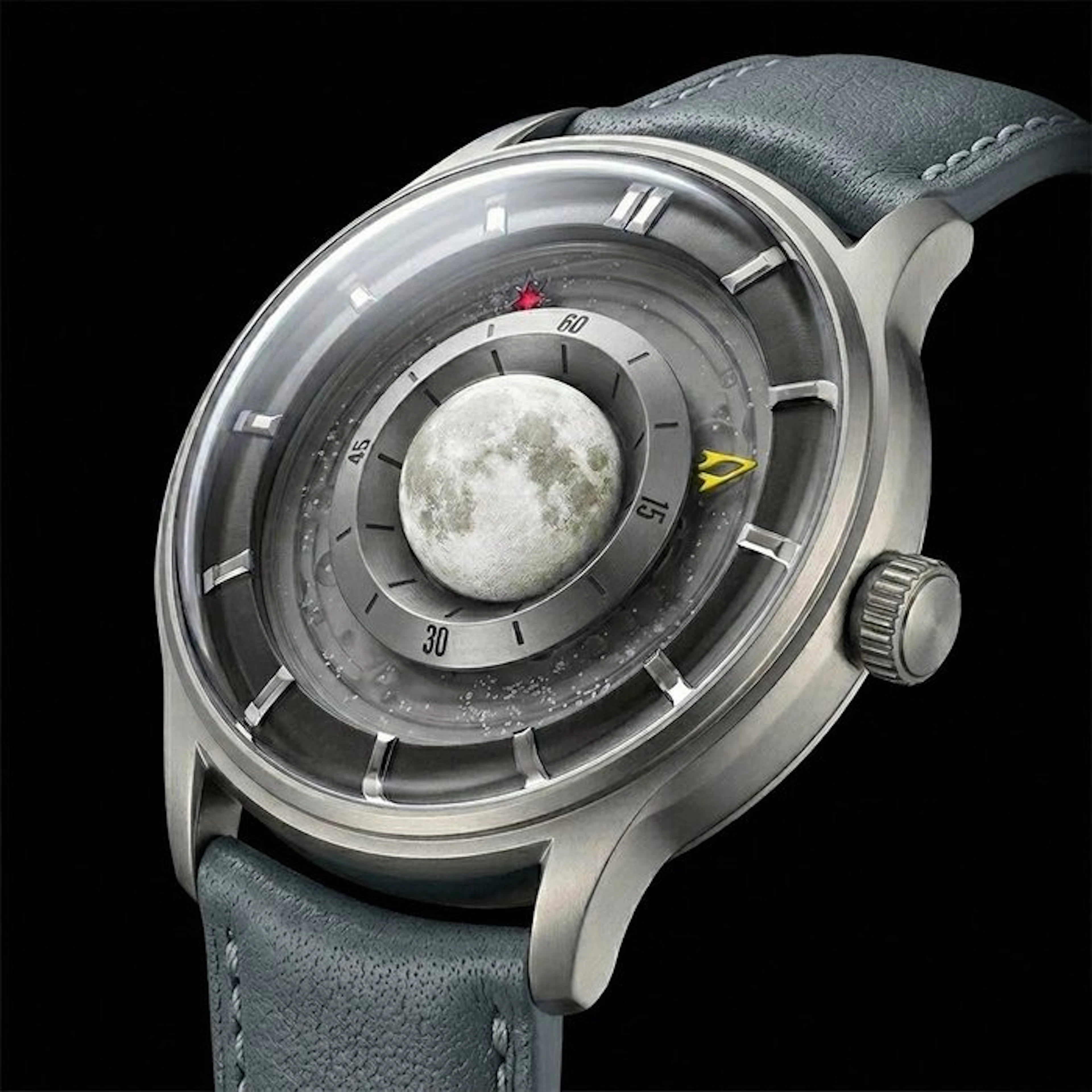 SWISSORA - Super Luna – Automatic with Rotating 3D Moon - Men -