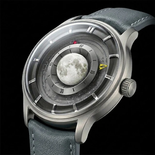 SWISSORA - Super Luna – Automatic with Rotating 3D Moon - Men -
