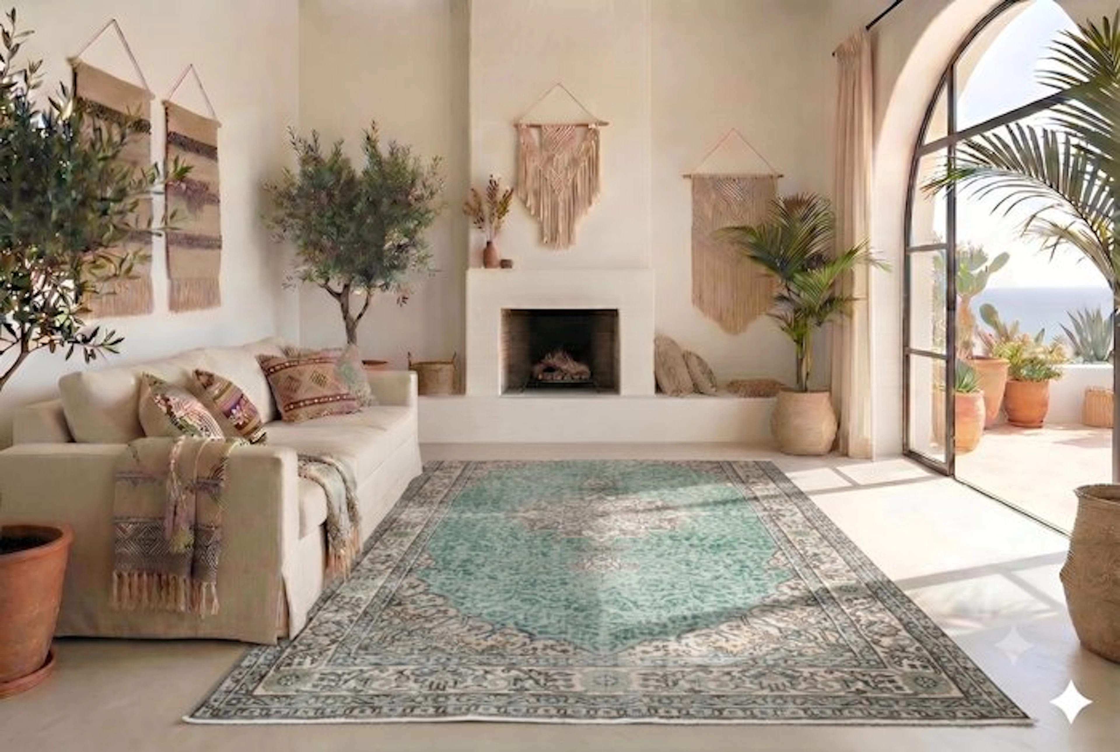 Green Royal vintage - Rug - 265 cm - 165 cm - with certificate