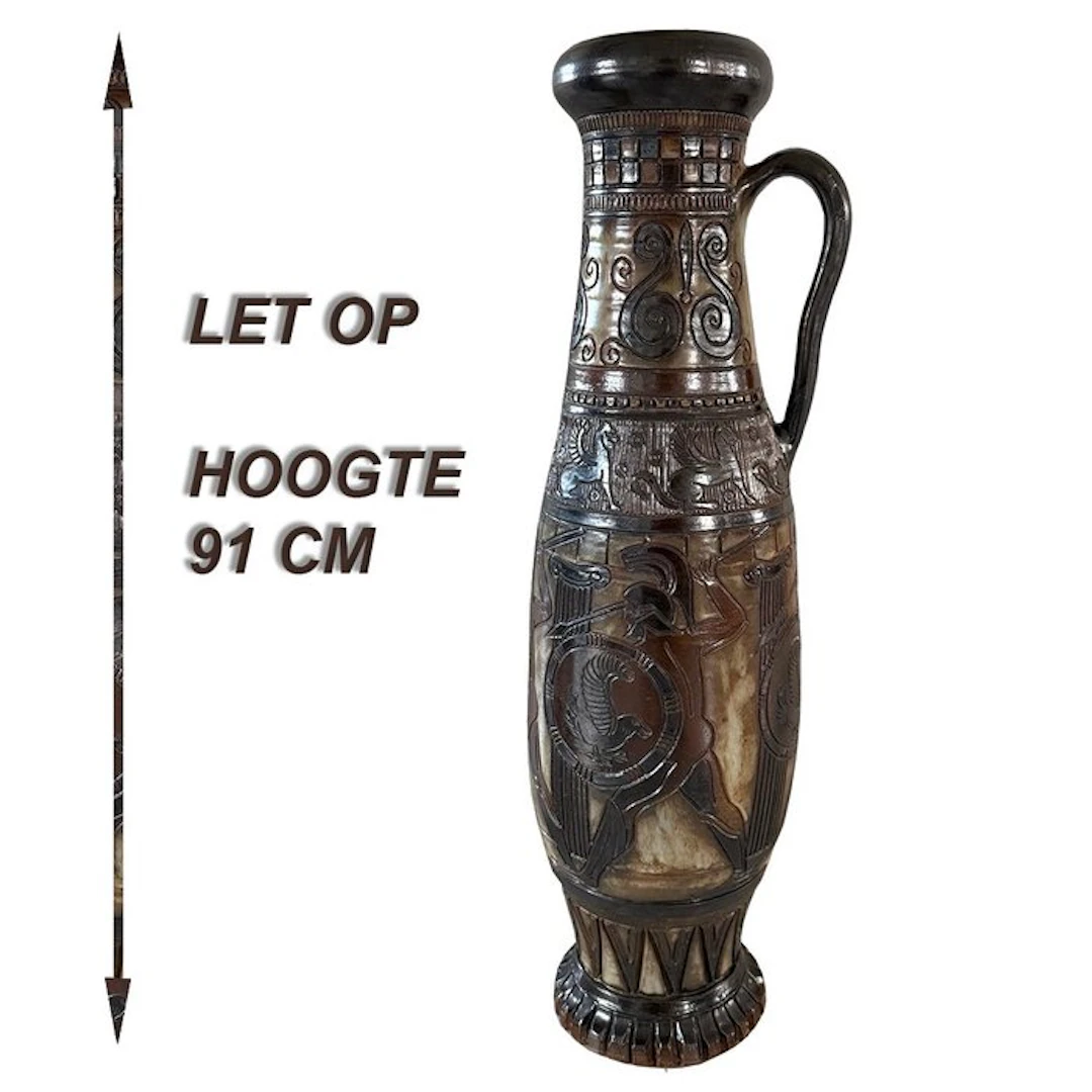 Guérin - Vase - Ceramic - Monumental vase 91 cm
