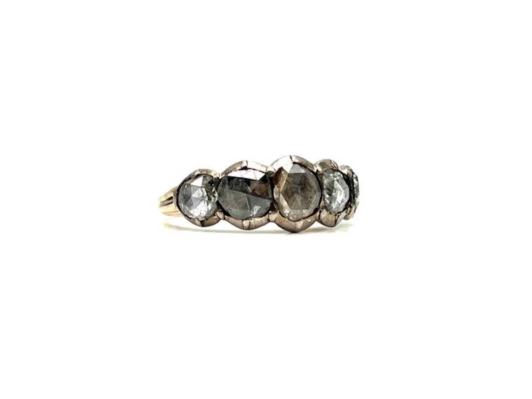 No reserve price - Ring - 18 kt. Rose gold - 1.10ct. tw. Diamond (Natural)