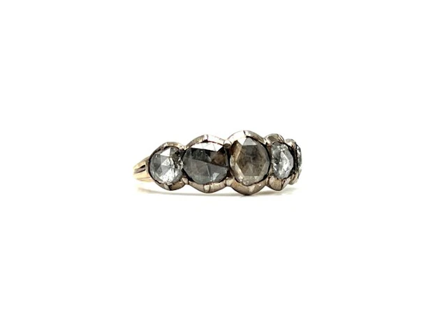 No reserve price - Ring - 18 kt. Rose gold - 1.10ct. tw. Diamond (Natural)