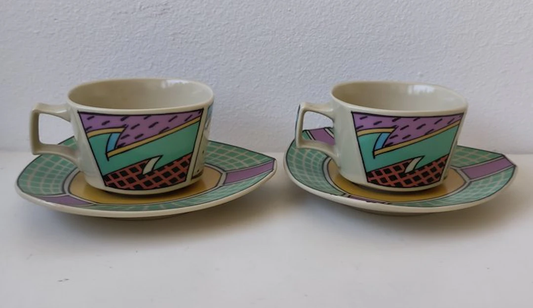 Rosenthal - Dorothy Hafner - Cup and saucer (4) - Flash...