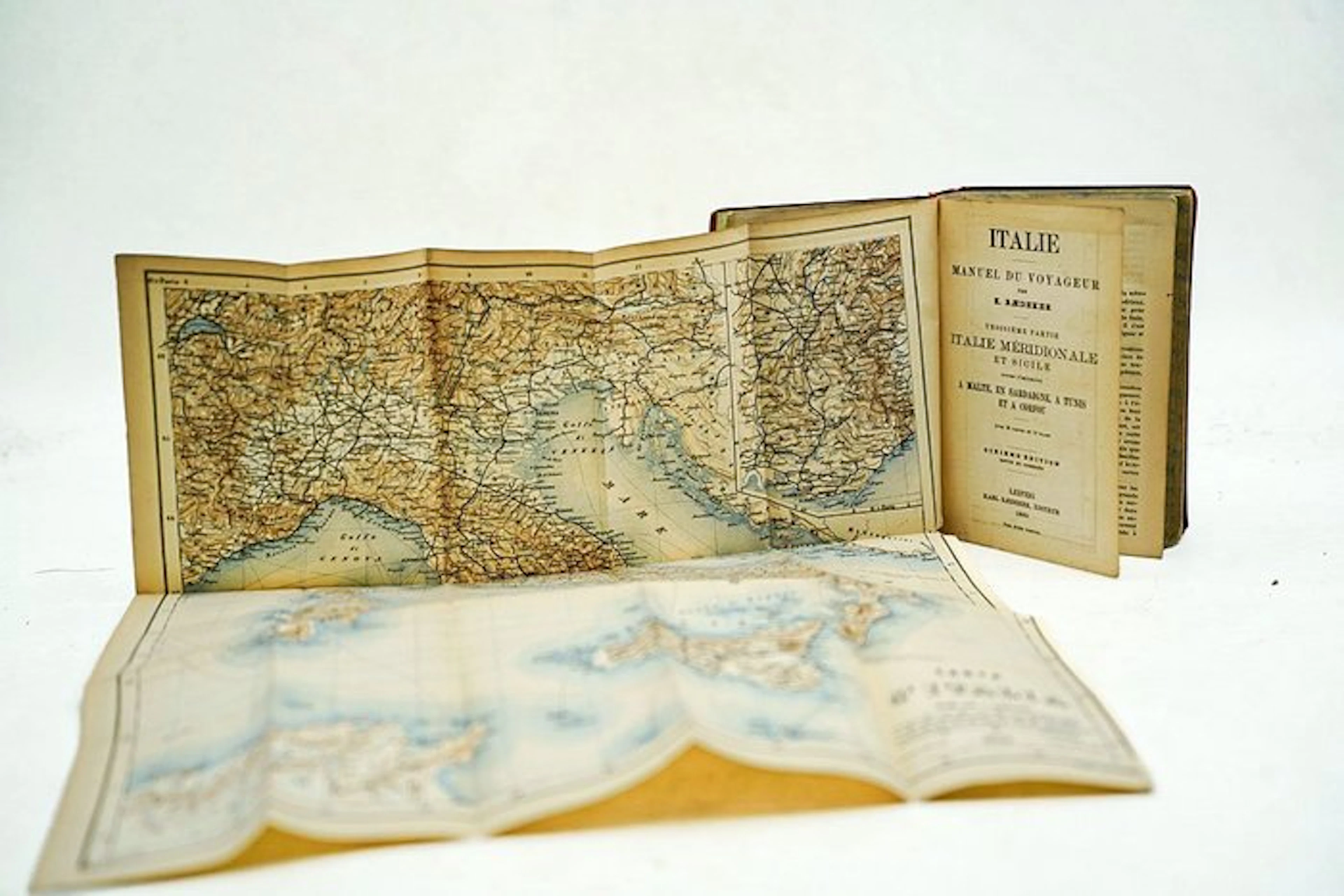 K. Bædeker - Italie: Manuel du voyageur. Italie Méridionale et Sicile - 1880