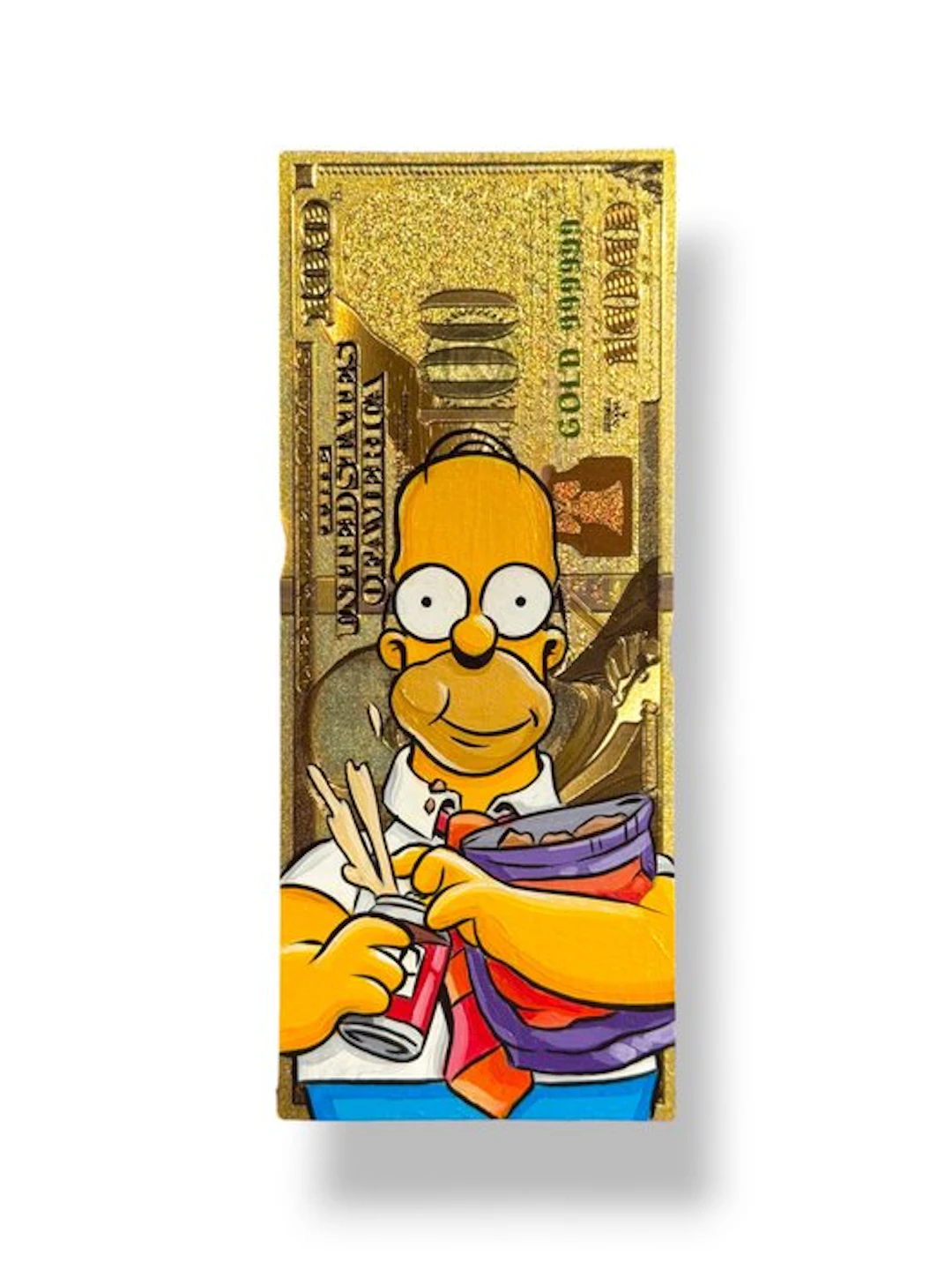 Alan Stefanov (1999) - "Golden Appetite" 100$ golden bill - NO Reserve