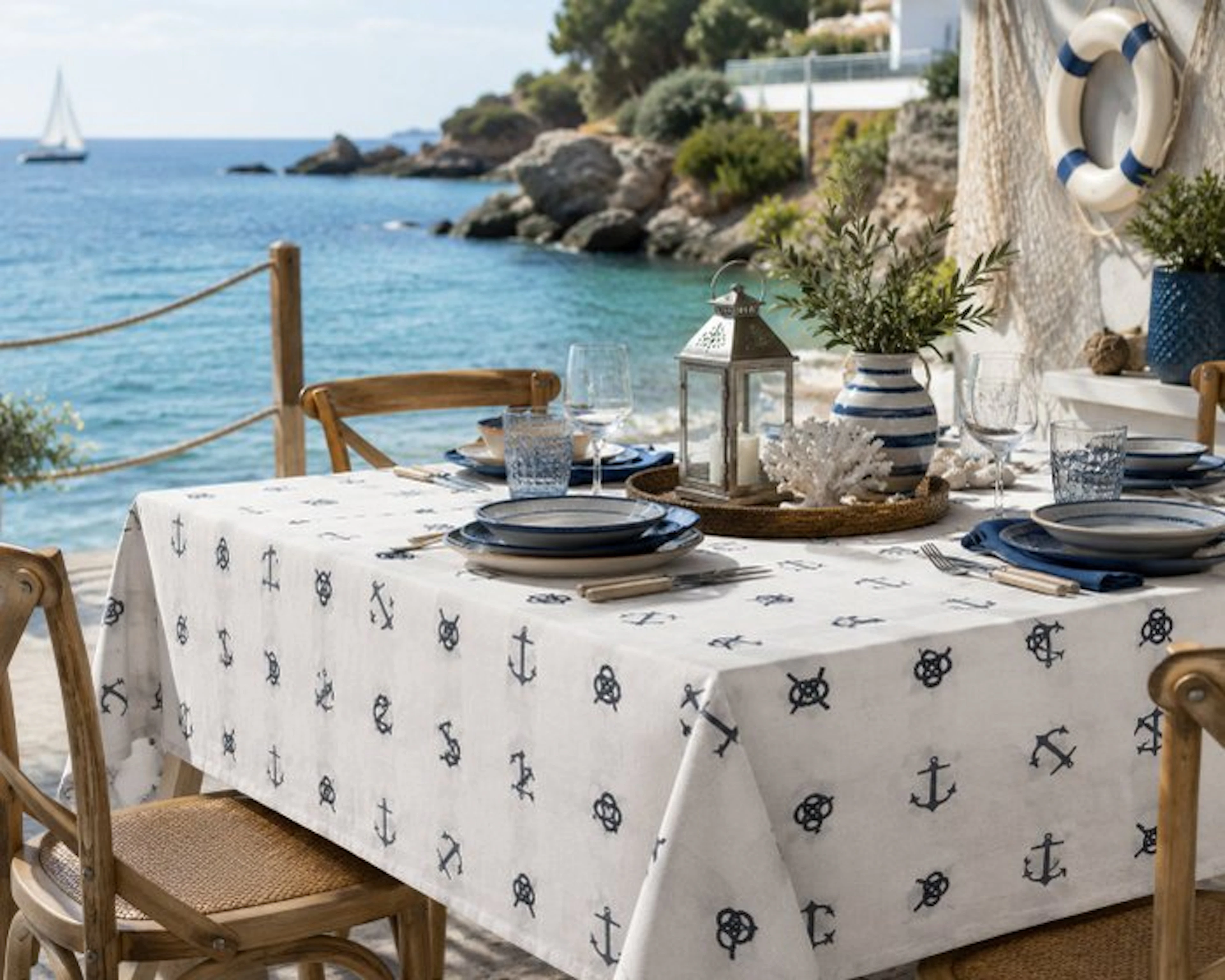 Elegant tablecloth for large gatherings