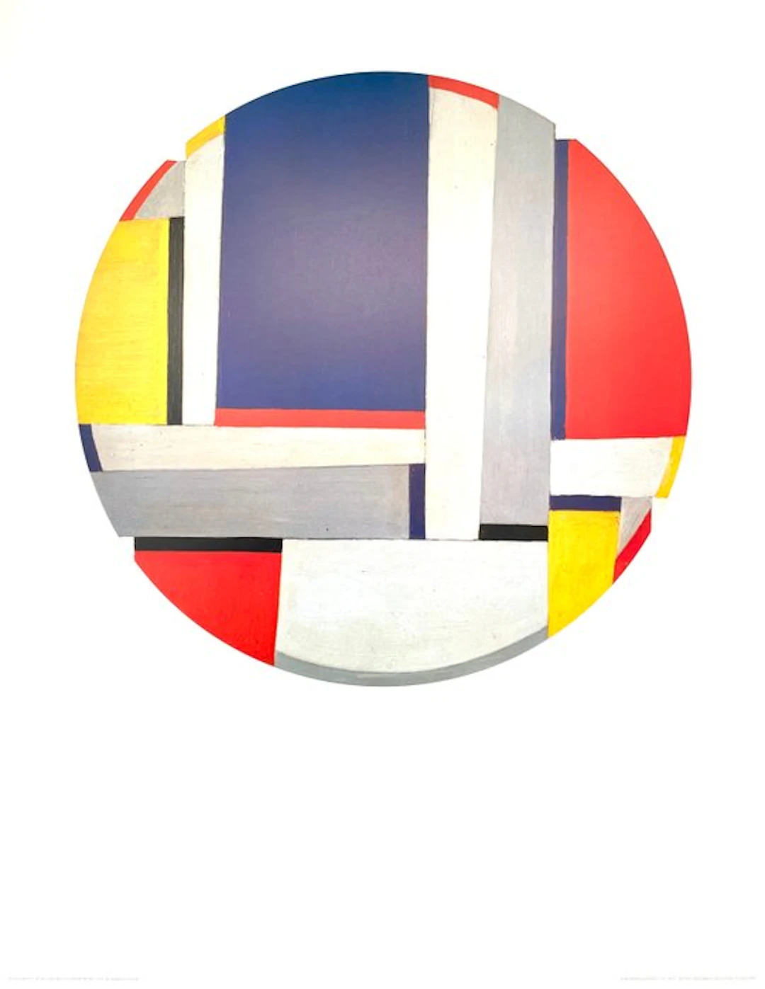 Fritz Glarner (after) - Relational Painting Tondo 43...