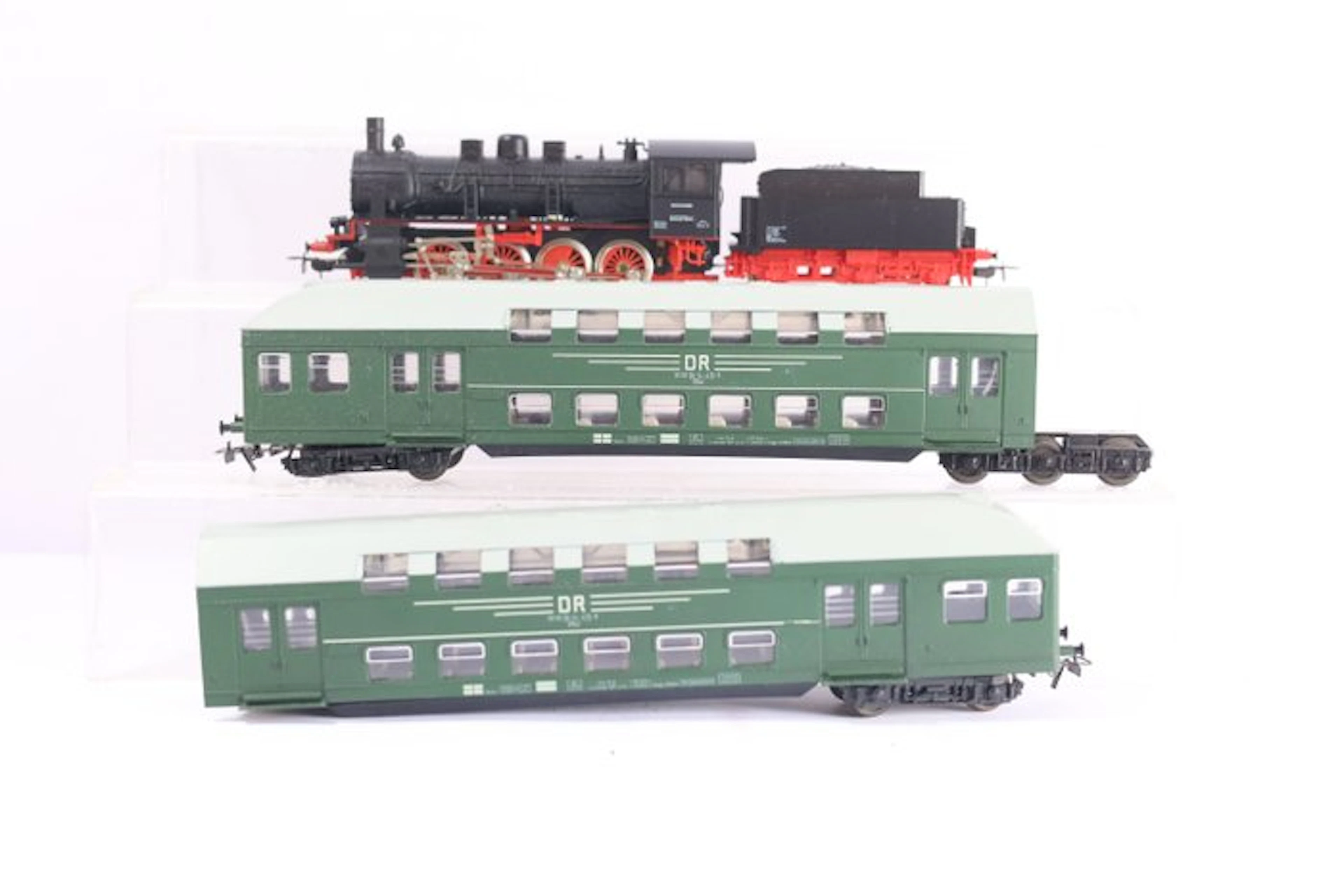 Piko H0 - 5/6302 - Steam locomotive with tender (1) - BR 55 - DR (DRB)