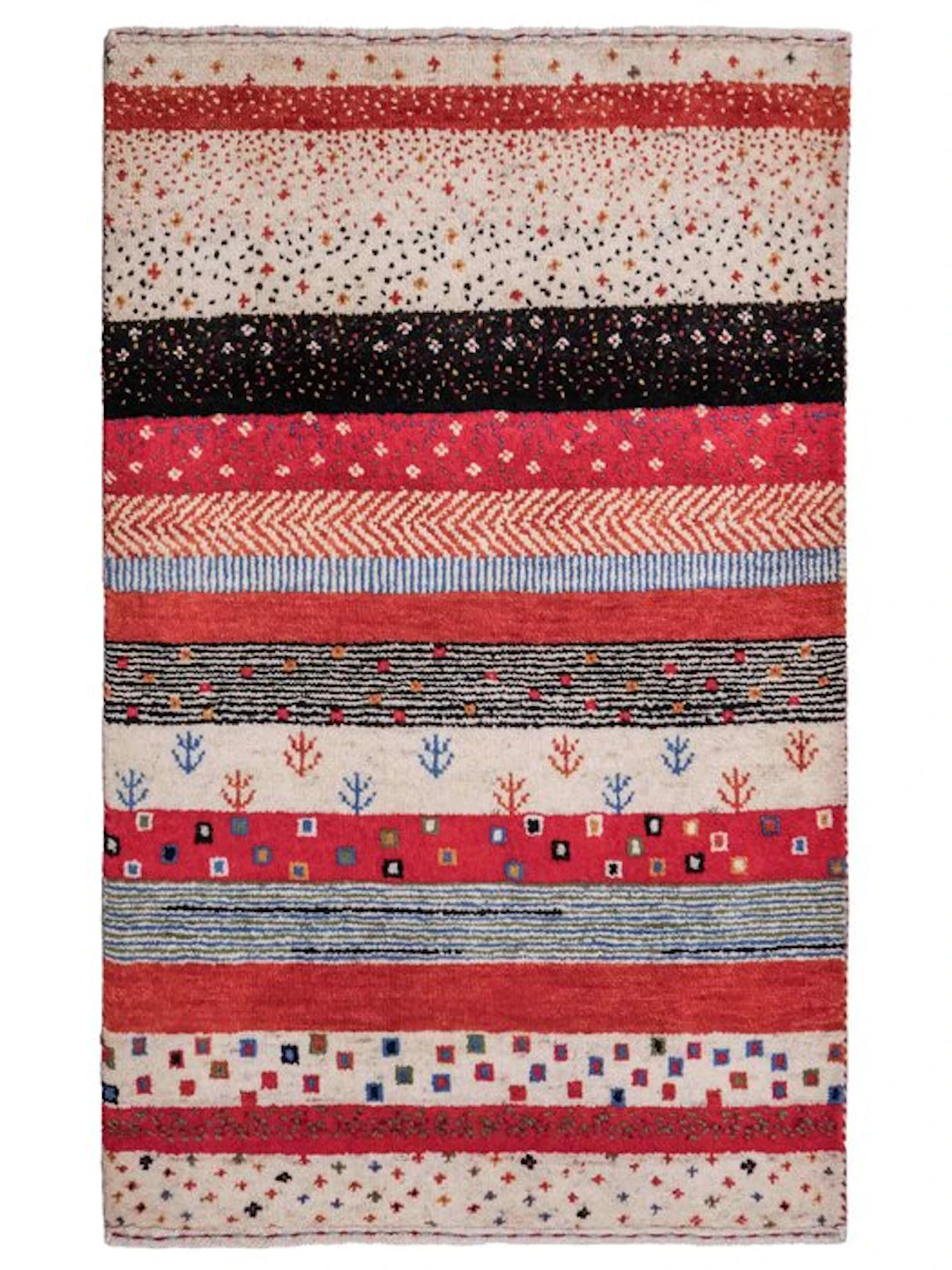 Gabbeh - Rug - 88 cm - 60 cm - Hand-knotted from wool