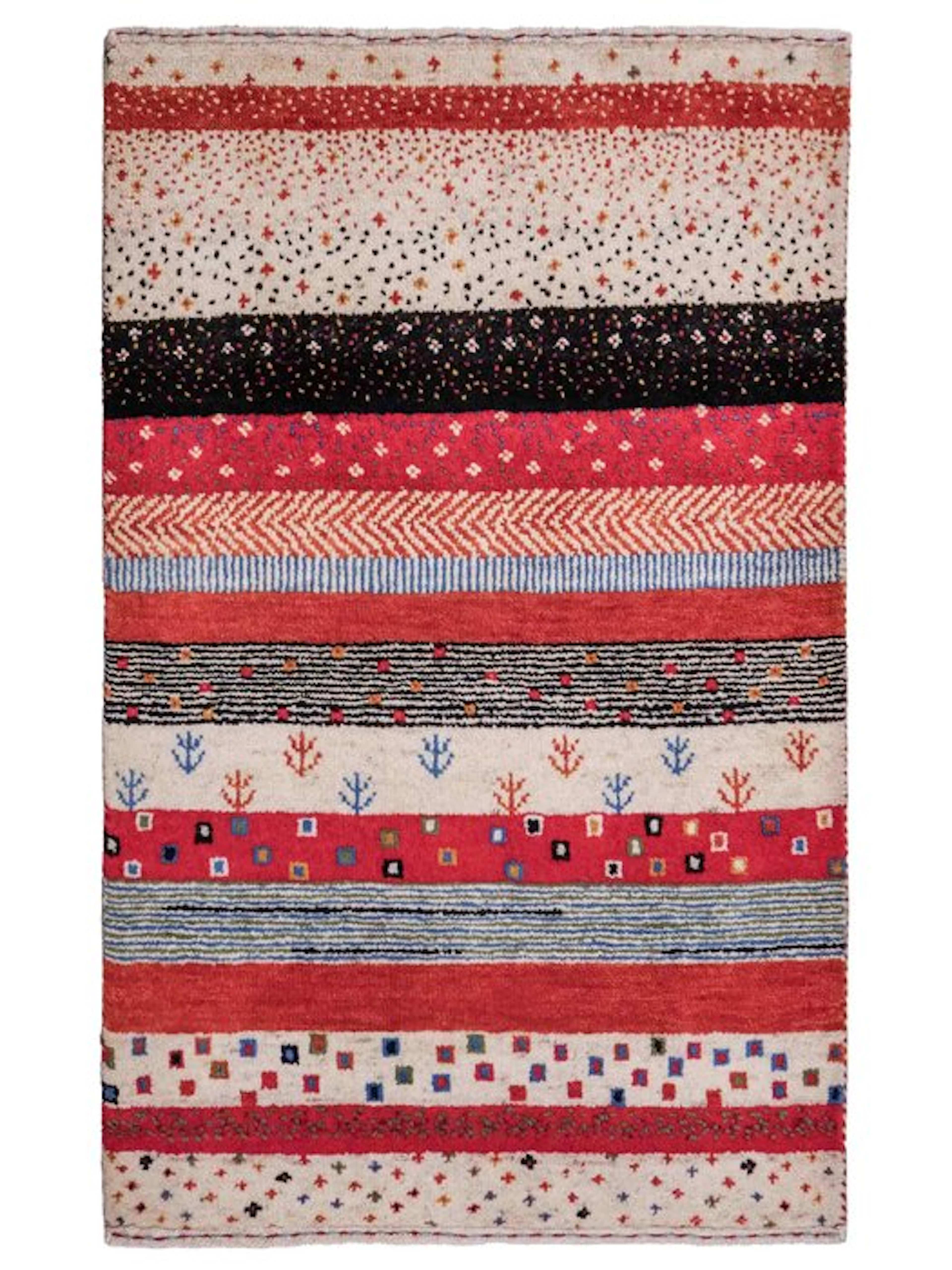 Gabbeh - Rug - 88 cm - 60 cm - Hand-knotted from wool