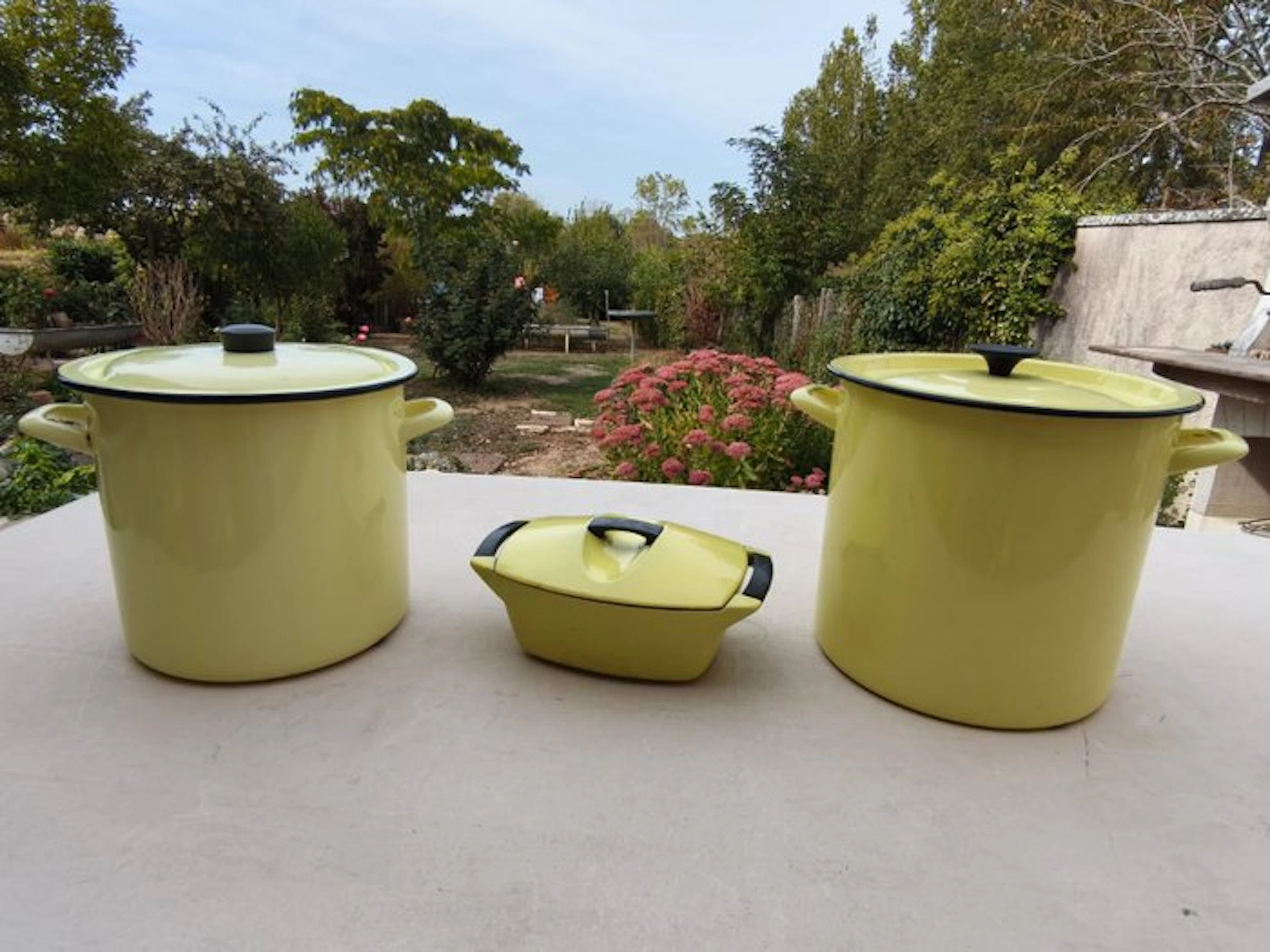 Le Creuset - Kitchen container (3) - Set of 3 vintage...
