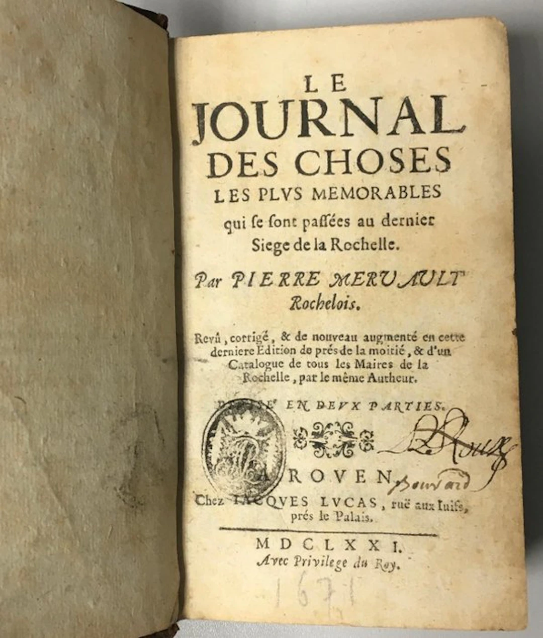 Pierre Mervault - Le Journal des Choses les plus...