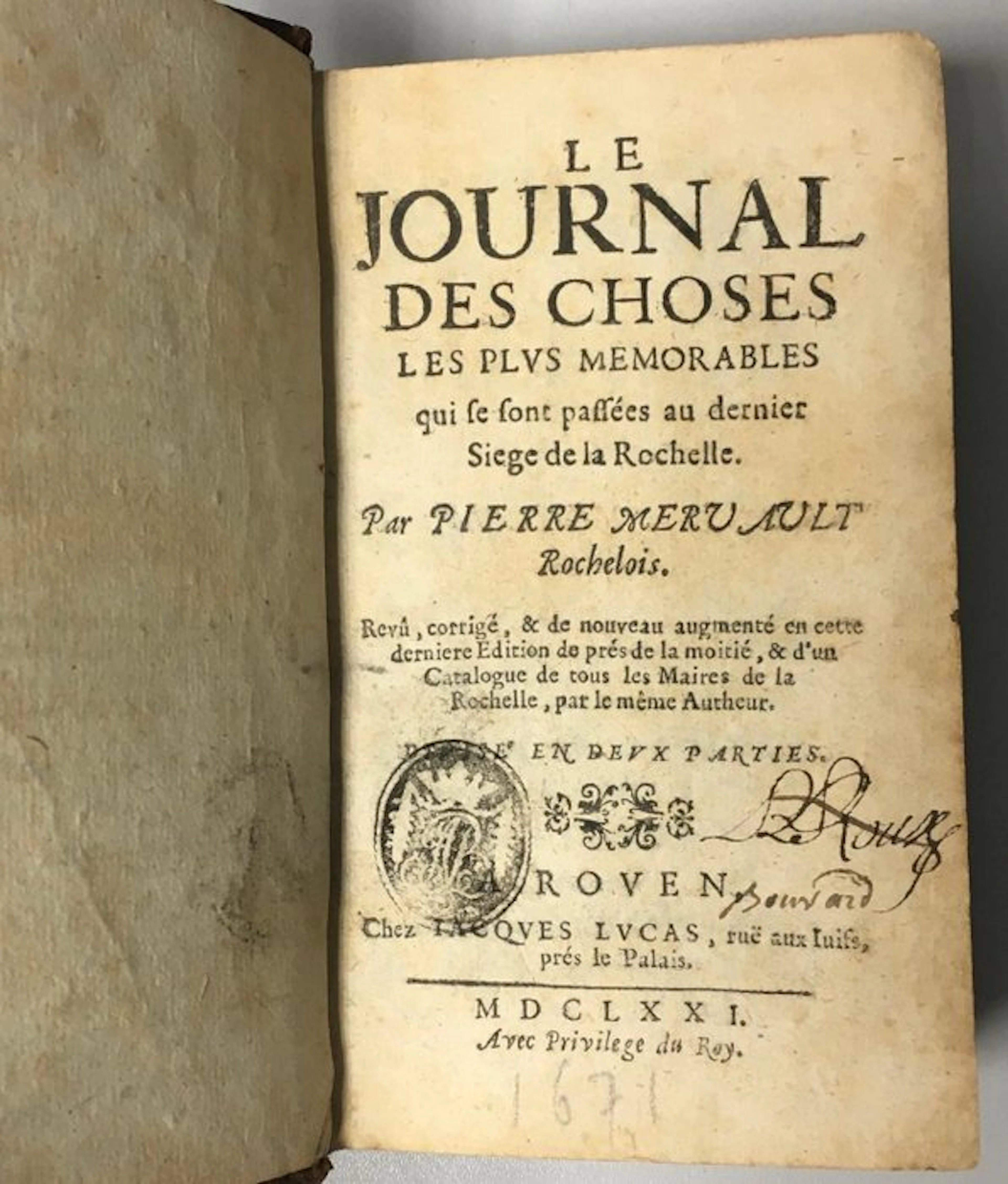 Pierre Mervault - Le Journal des Choses les plus...